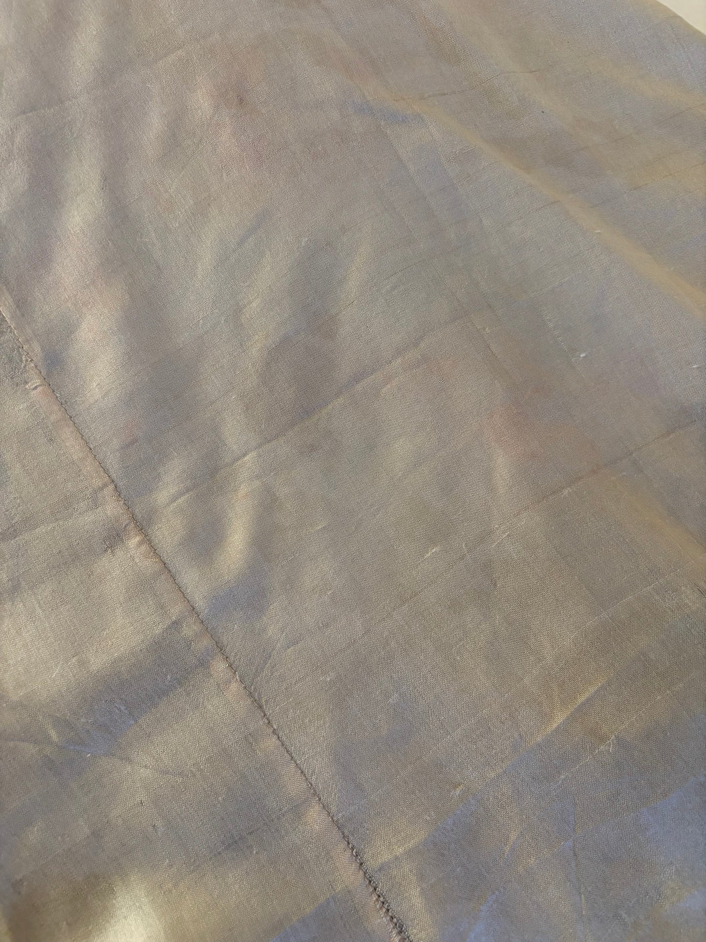Antique 1920s/1930s Two PC Pongee Silk Palazzo Pant Lounge Set