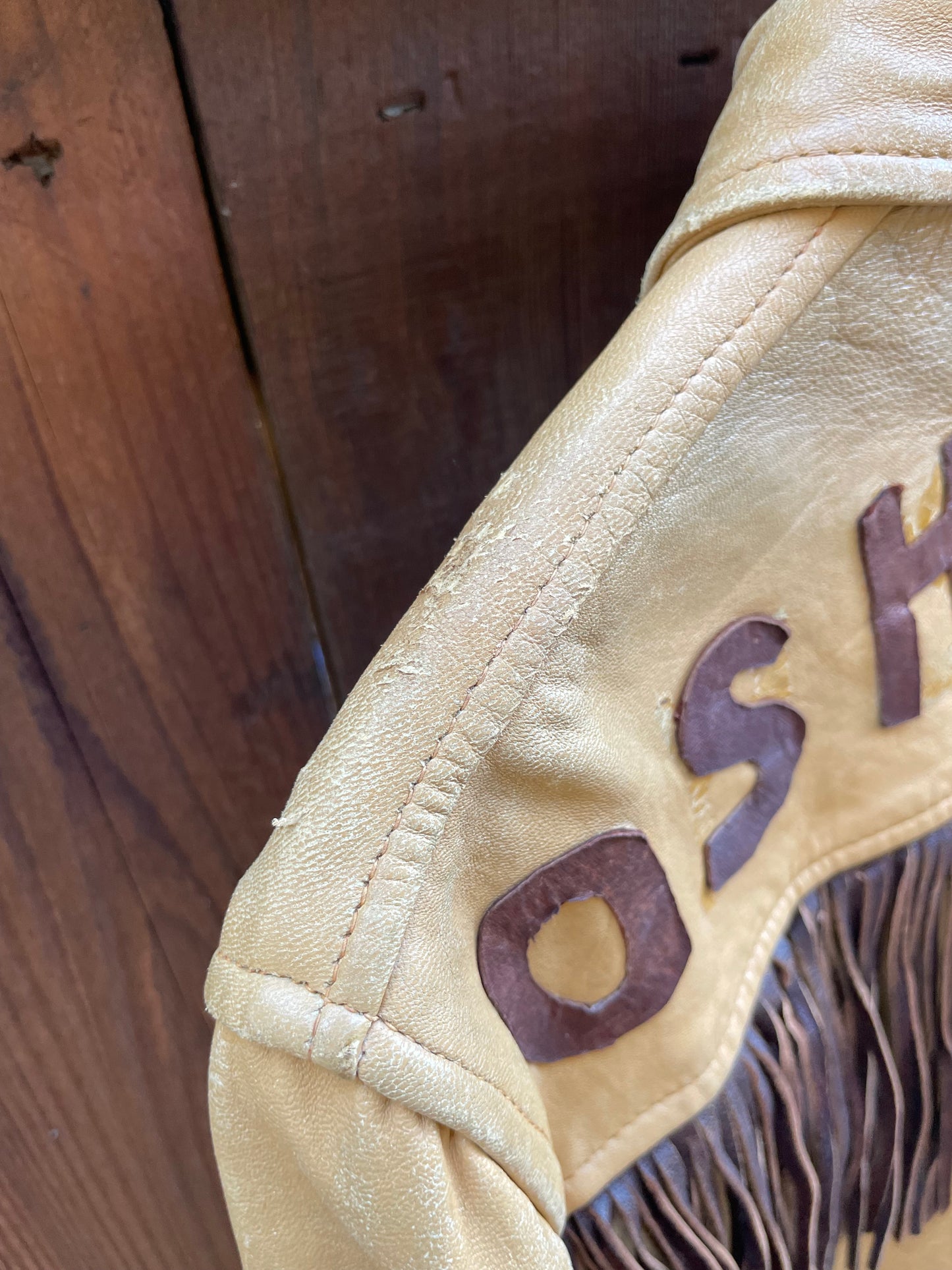 1950s Exaggerated Fringe Leather 'Oshkosh' Jacket