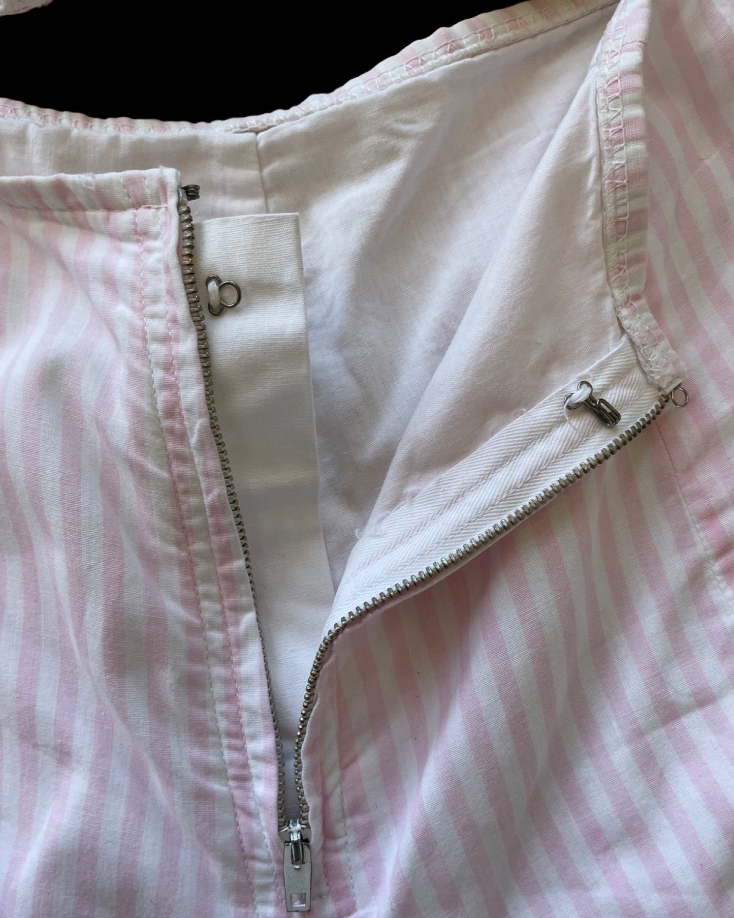 1950s Candy Striped 2-Piece Halter Swim/Play Suit
