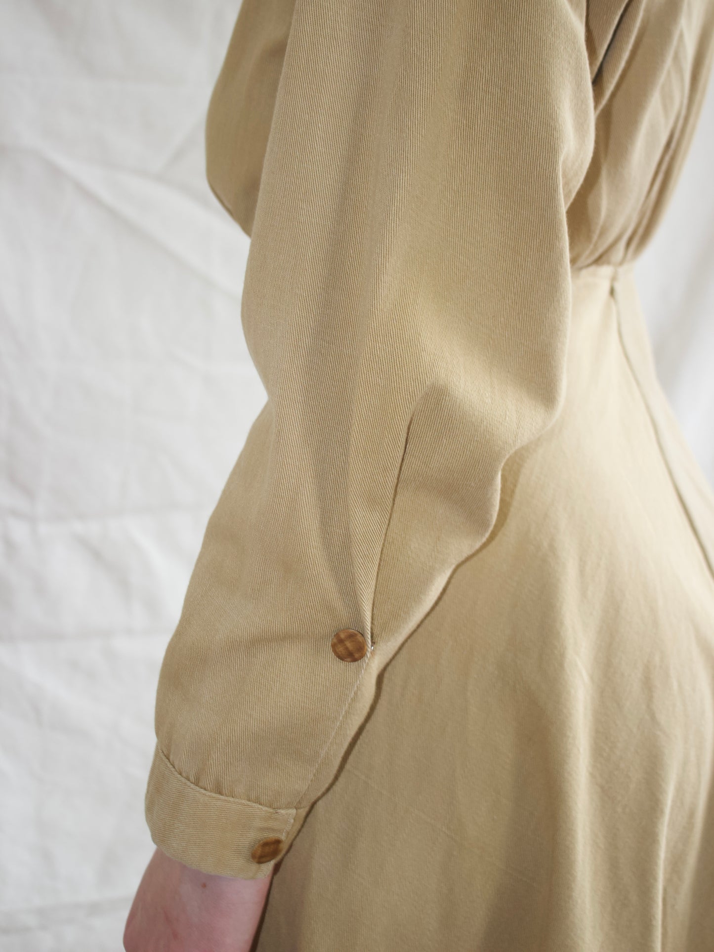 * Flash Sale * RARE 1910s Khaki Womens Riding Habit Divideded Skirt / Sportswear Jumpsuit