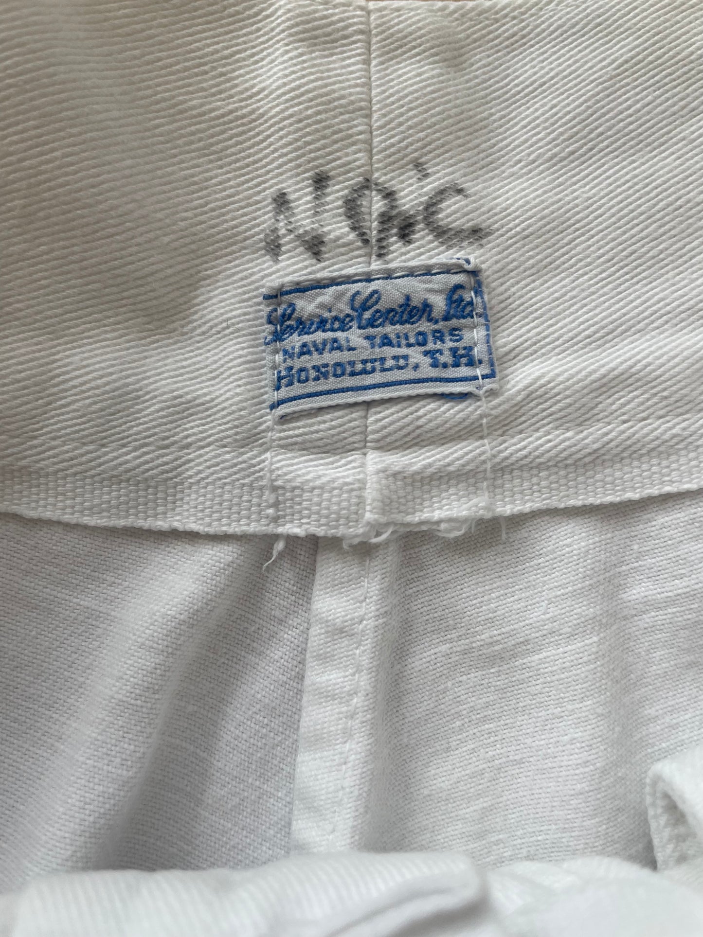 1940s Cotton Twill Button Fly Dungarees
