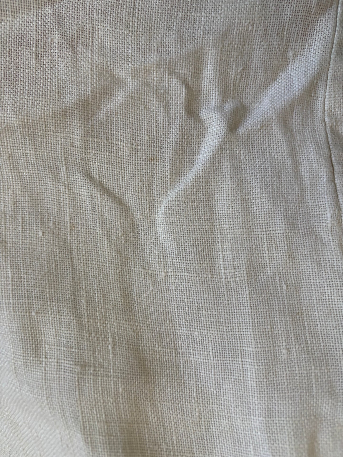 1930s Fall Front Double Side Button Linen Shorts