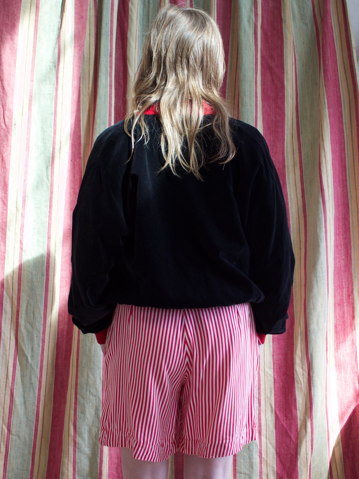 1950s Yokohama Japanese Velveteen Rib Knit Souvenir Jacket