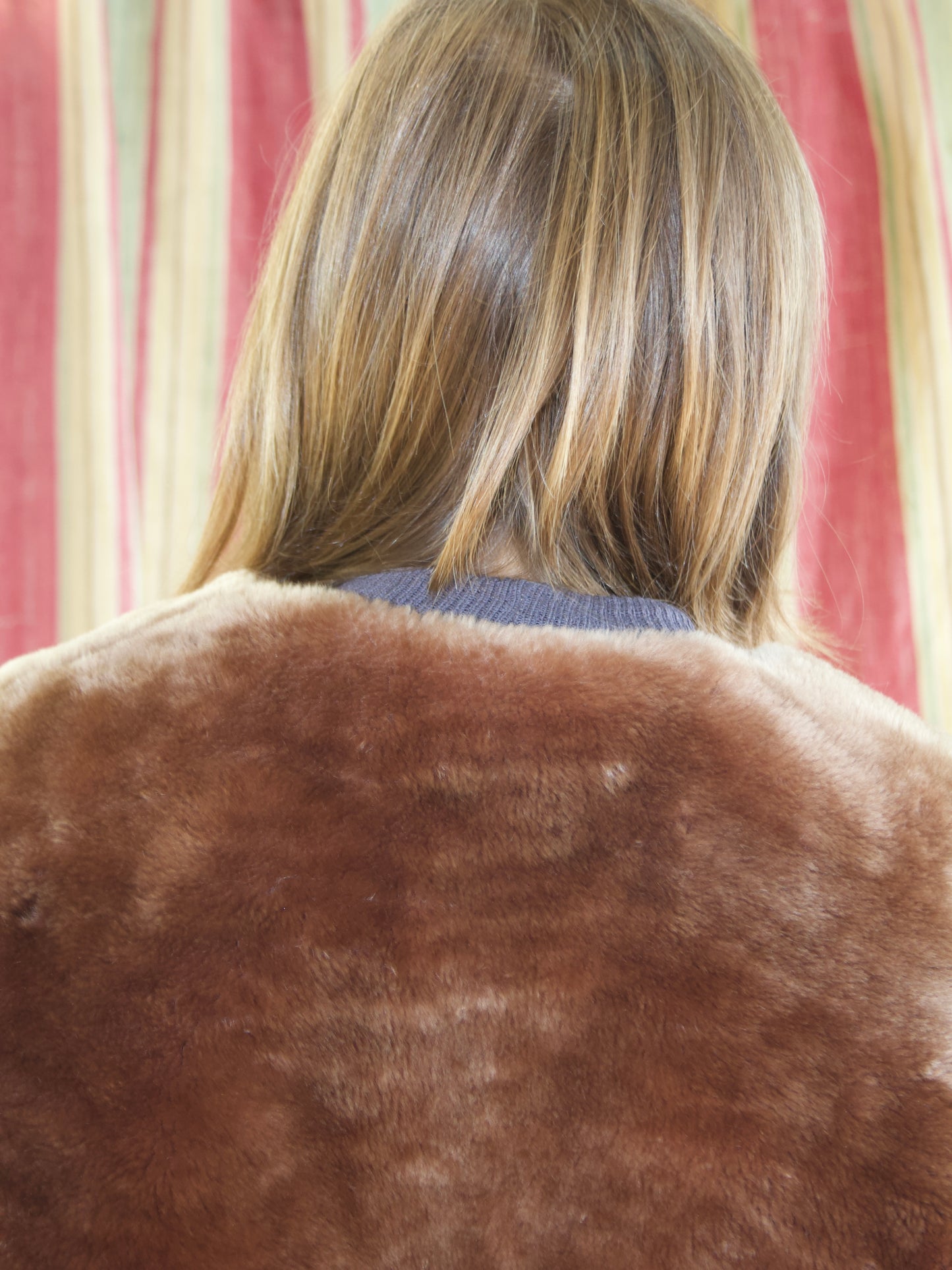 Rare 1940s/1950s "Eilers Furriers" Sheared Fur Cropped Jacket