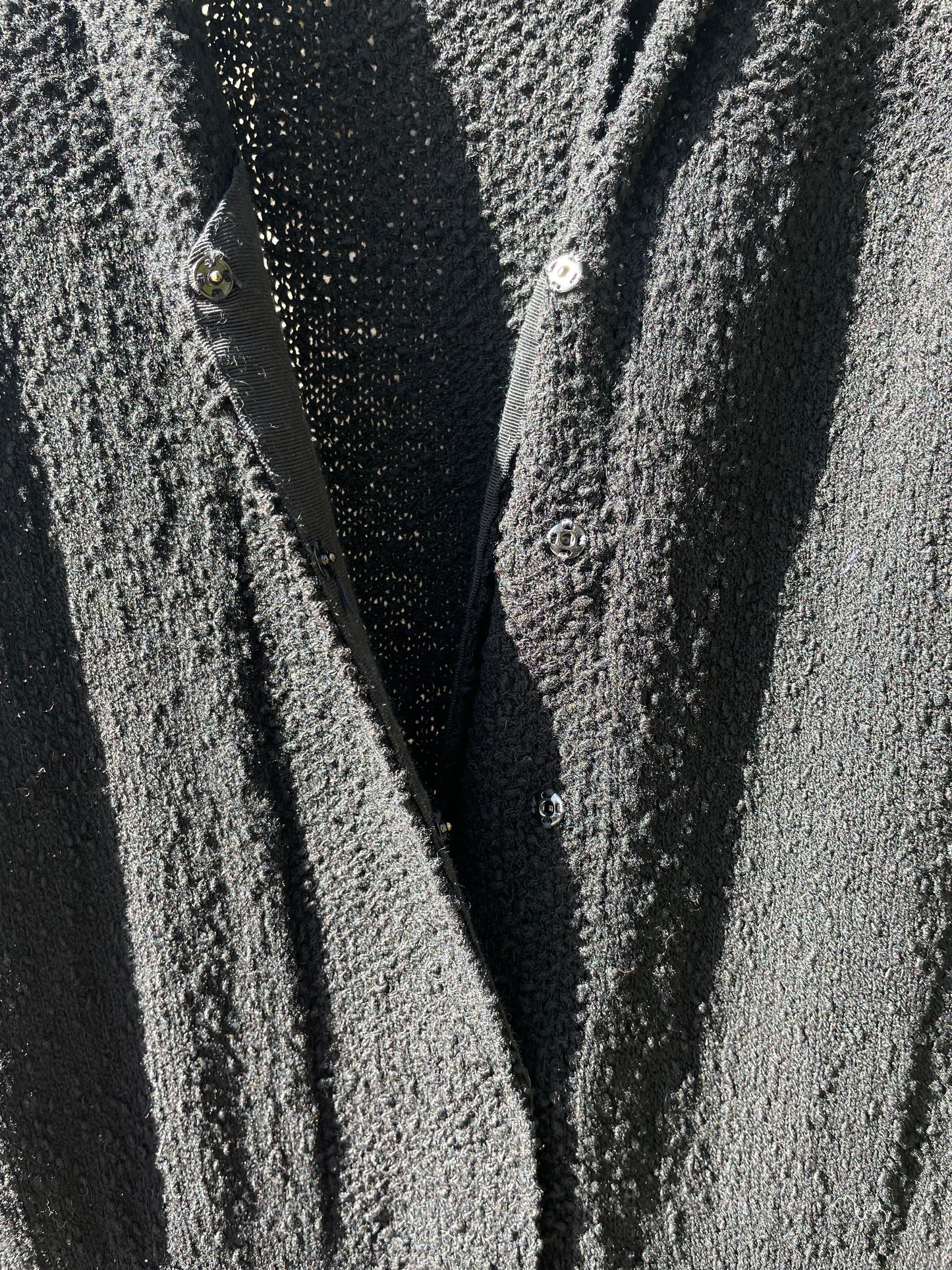 1940s Boucle Knit Midi Dress