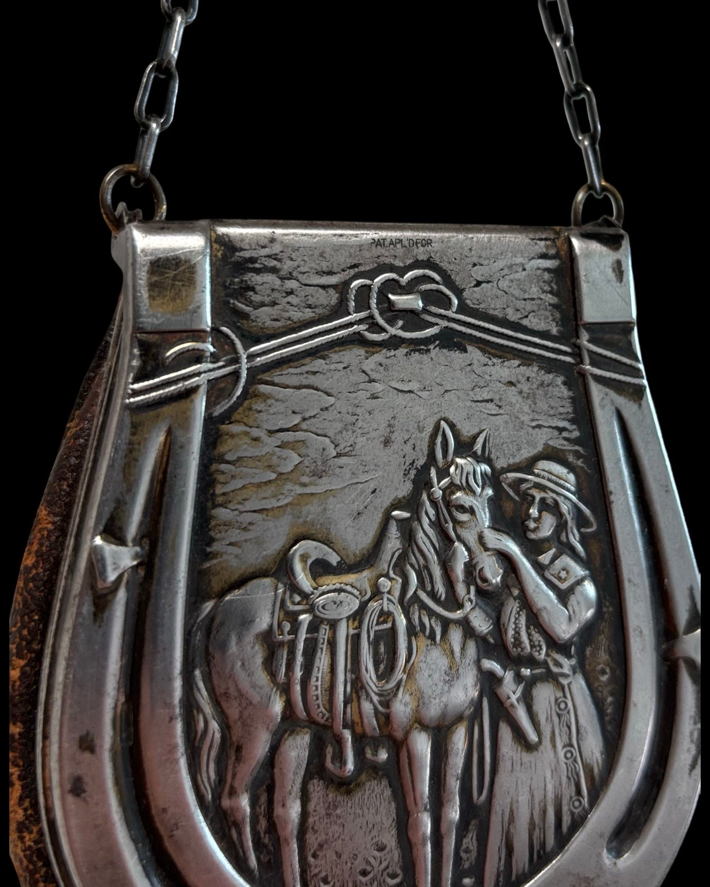 Late 19th Century Annie Oakley Leather Coin Purse