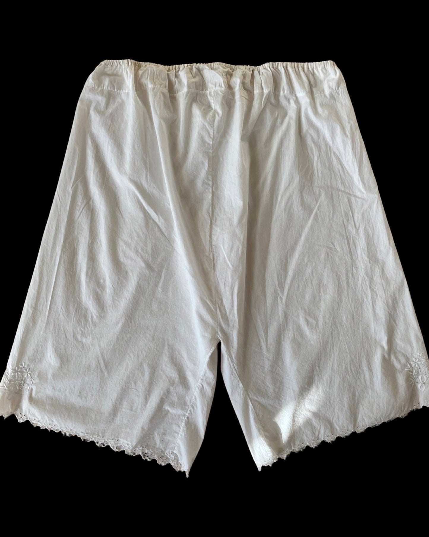 Edwardian Eyelet Bloomers Drawstring Waist