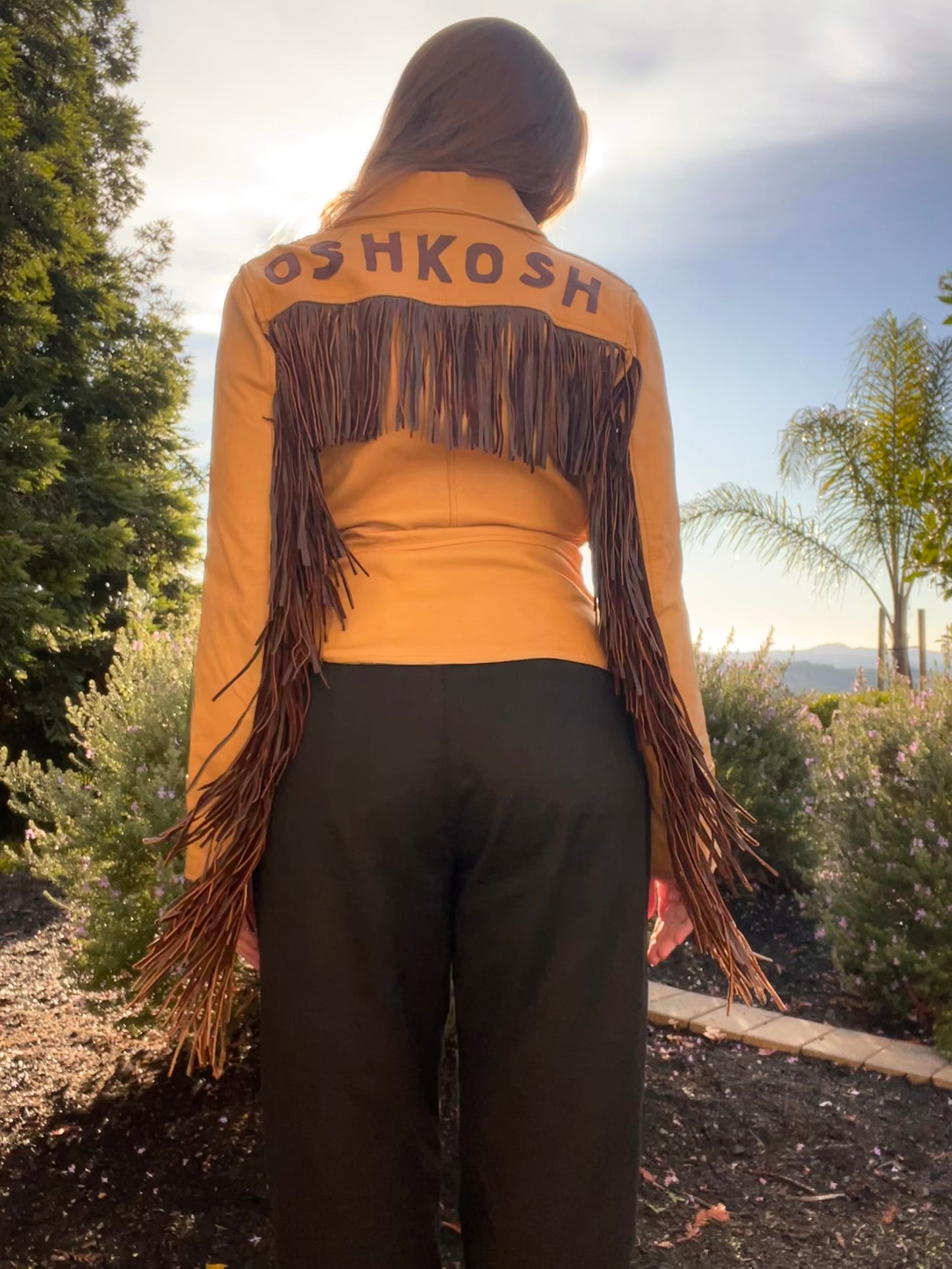 1950s Exaggerated Fringe Leather 'Oshkosh' Jacket