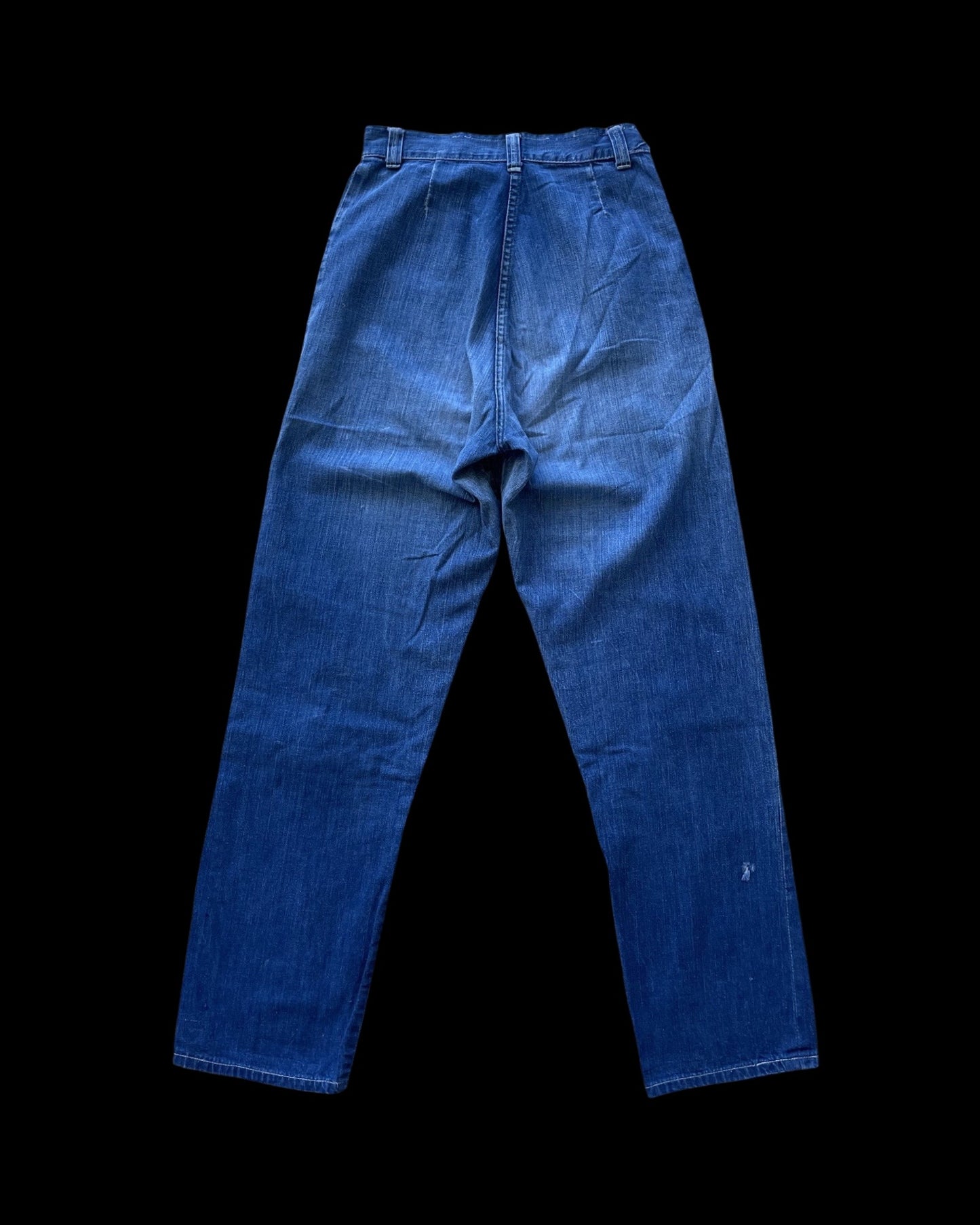 1950s Half Selvedge Western Girl' Side Button/ Zip Denim