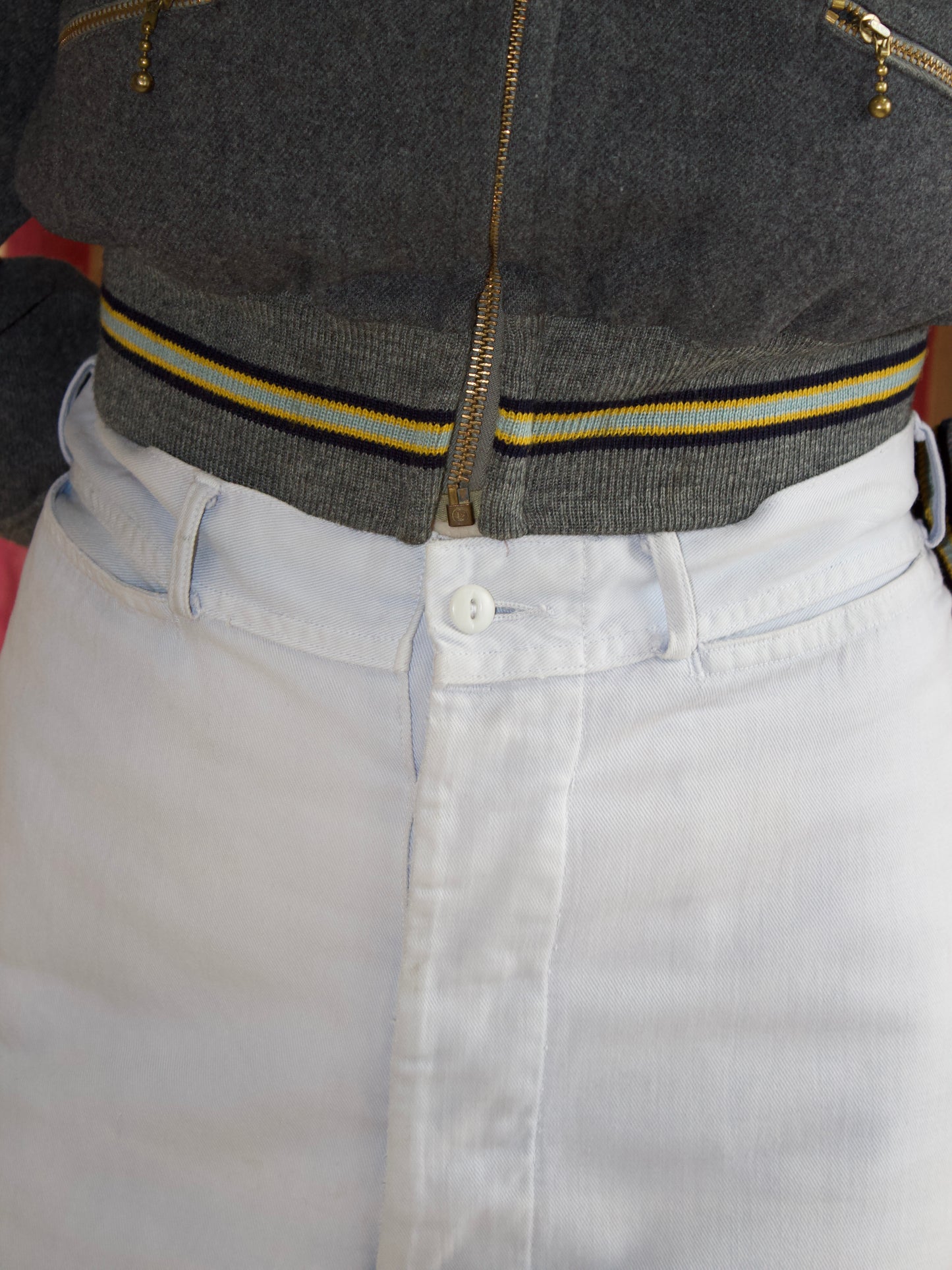 1940s Overdyed/ Faded High Rise Sailor Pants