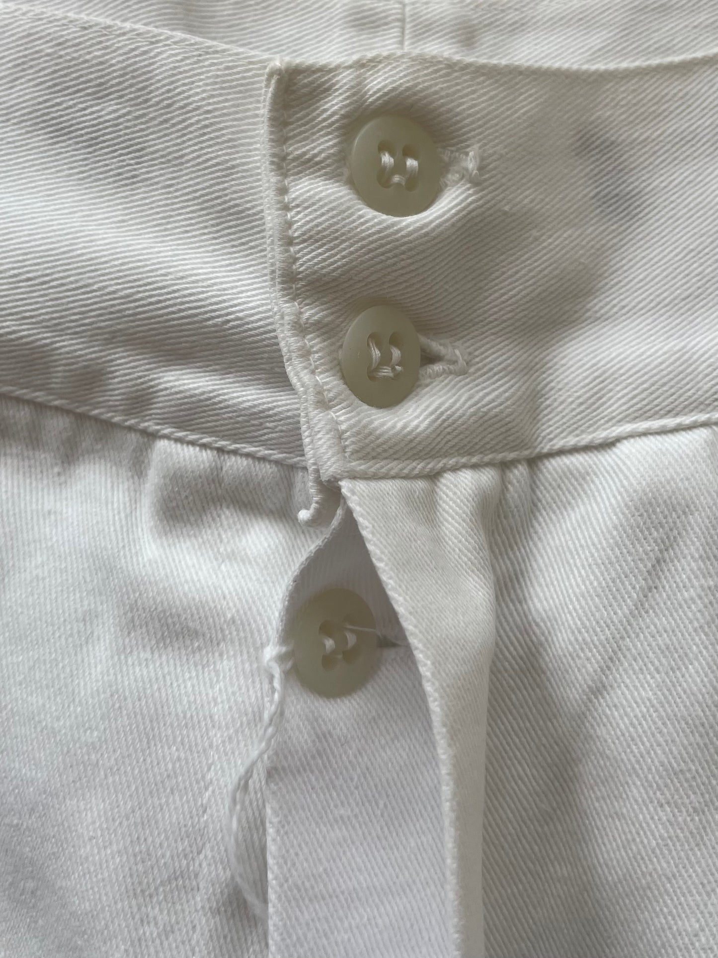 1940s Cotton Twill Button Fly Dungarees