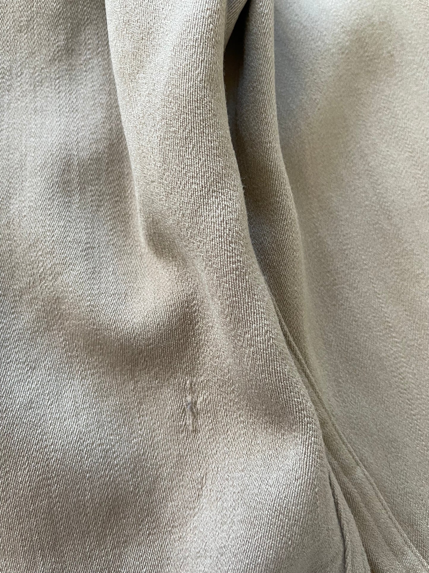 1940s/1950s California Ranchwerar Wool Gabardine Western Pearl Snap