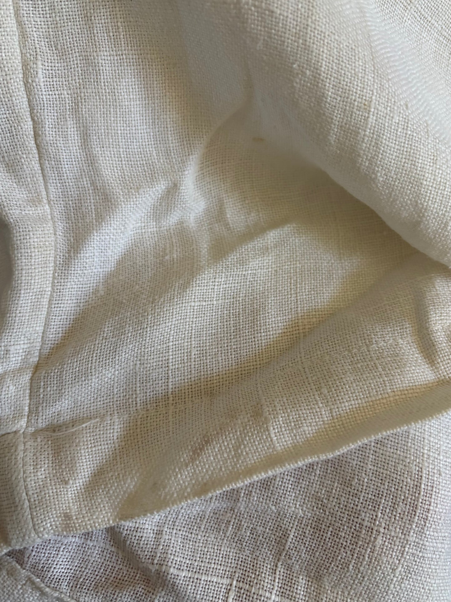 1930s Fall Front Double Side Button Linen Shorts
