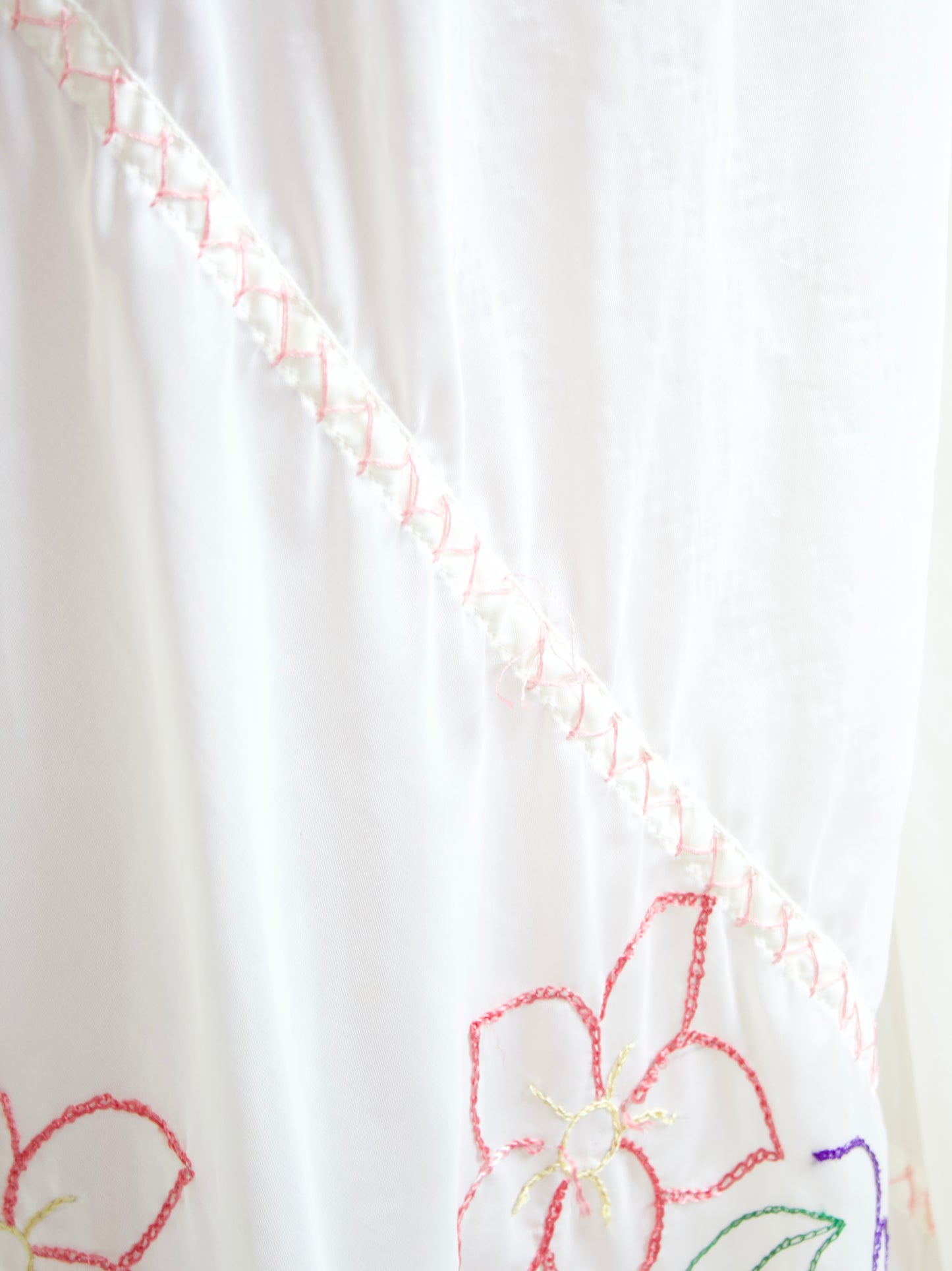 WW2 Hand Embroidered Puff Sleeve Parachute Dress