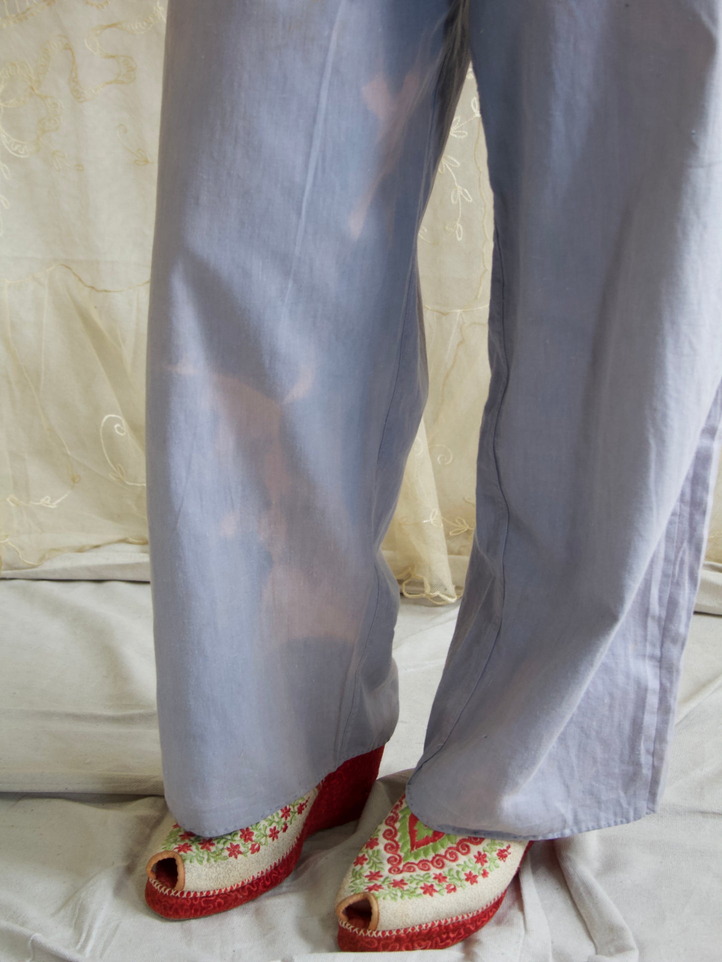 1940s Women’s Land Army Sunfaded Cotton Workwear Overalls