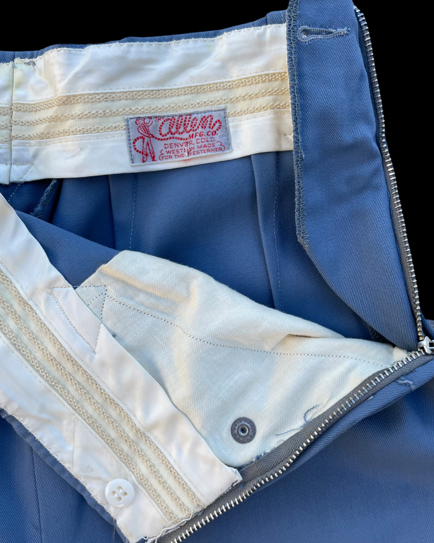 1950s 'The Allen MFG. CO of Denver' Western Pants