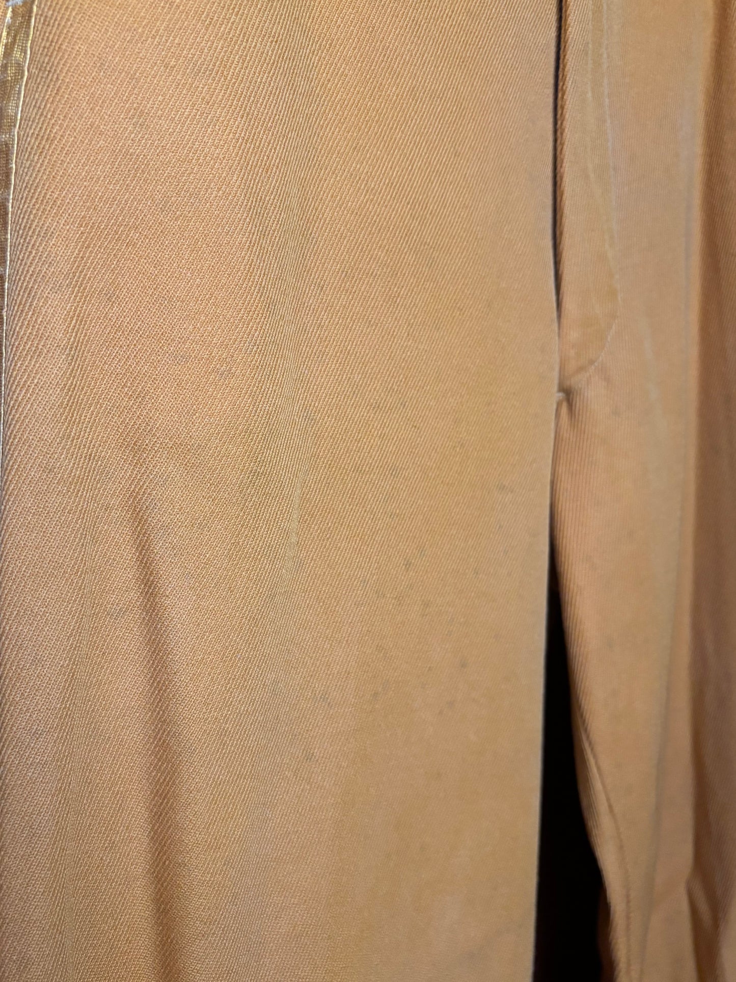 1940s Two Tone Flares High Rise Athletic Wool Trousers