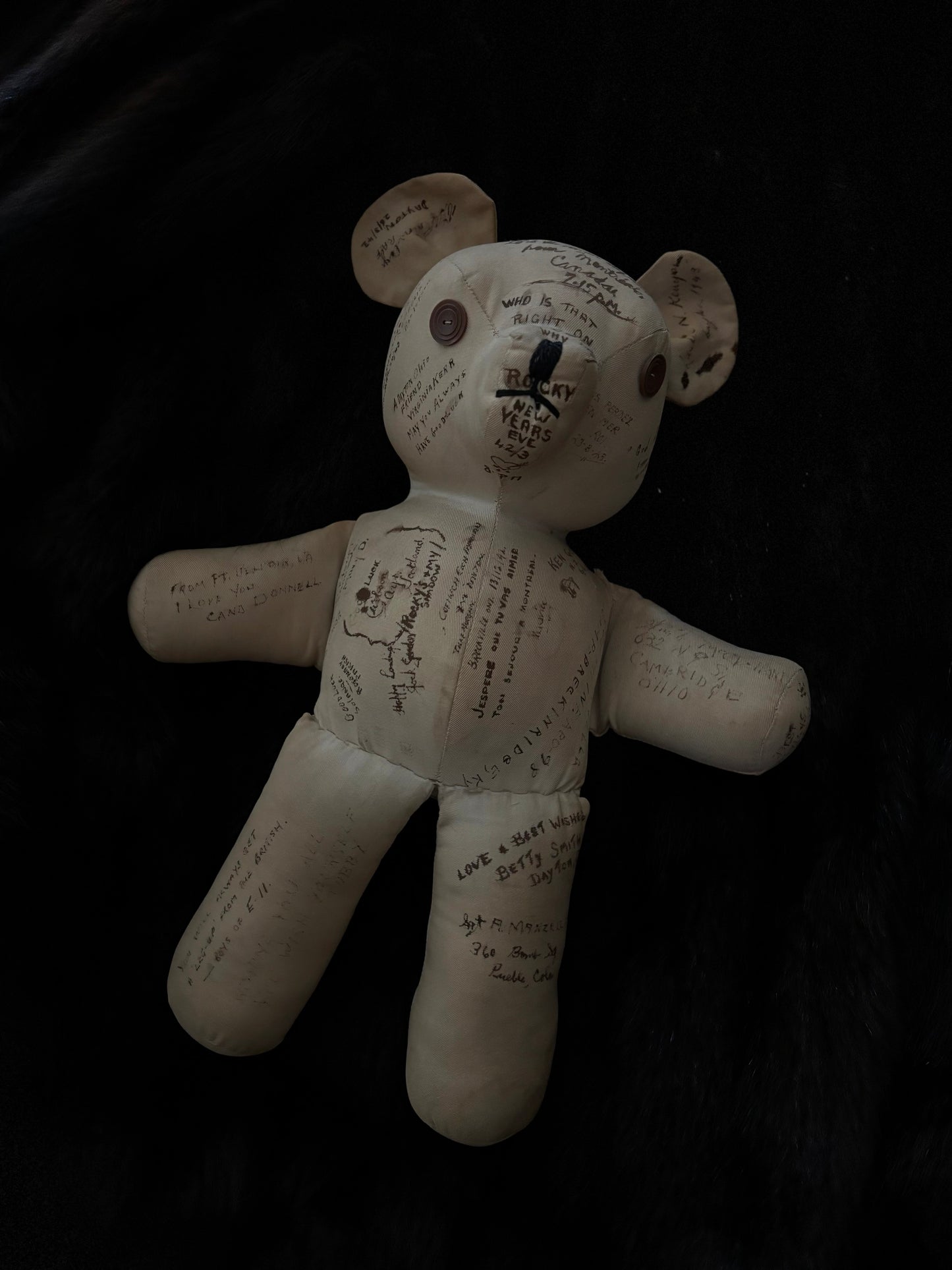 1943 Dated Signature/ Autograph Bear