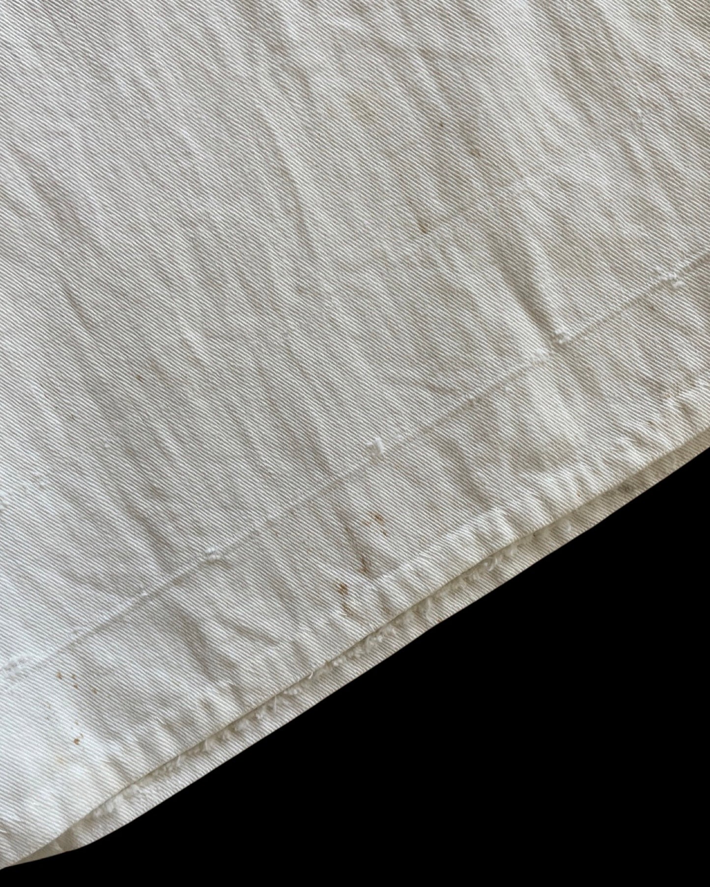 1930s Wide Leg Cotton Twill Sailor Button Fly Dungareesl