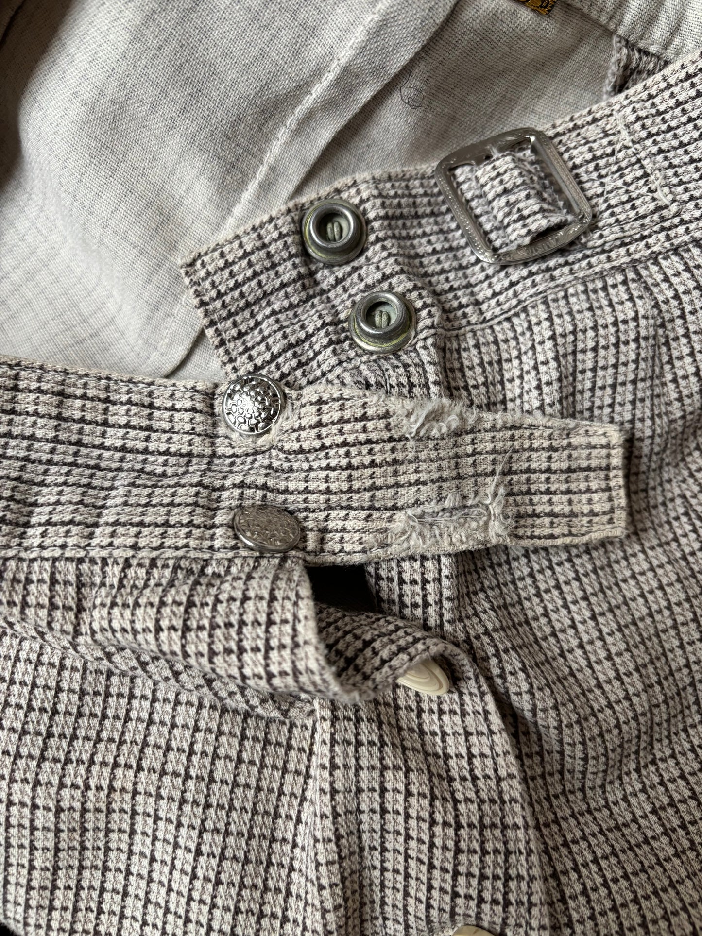 * Flash Sale * Rare 1930s/1940s STIFEL Cotton Side Button/ Buckle Sportswear Pants