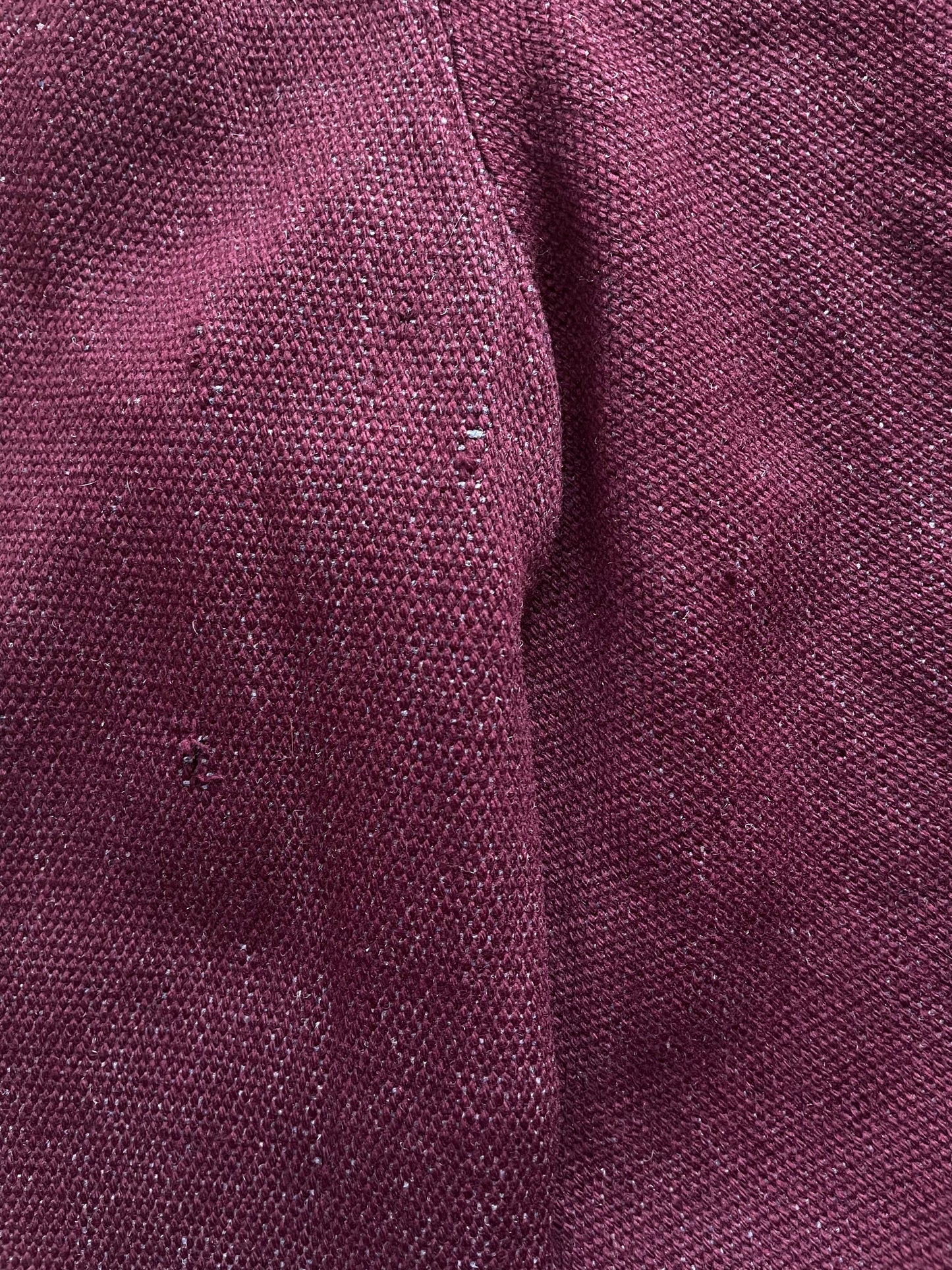 1940s Eggplant Chimayo Open Front Swing Coat