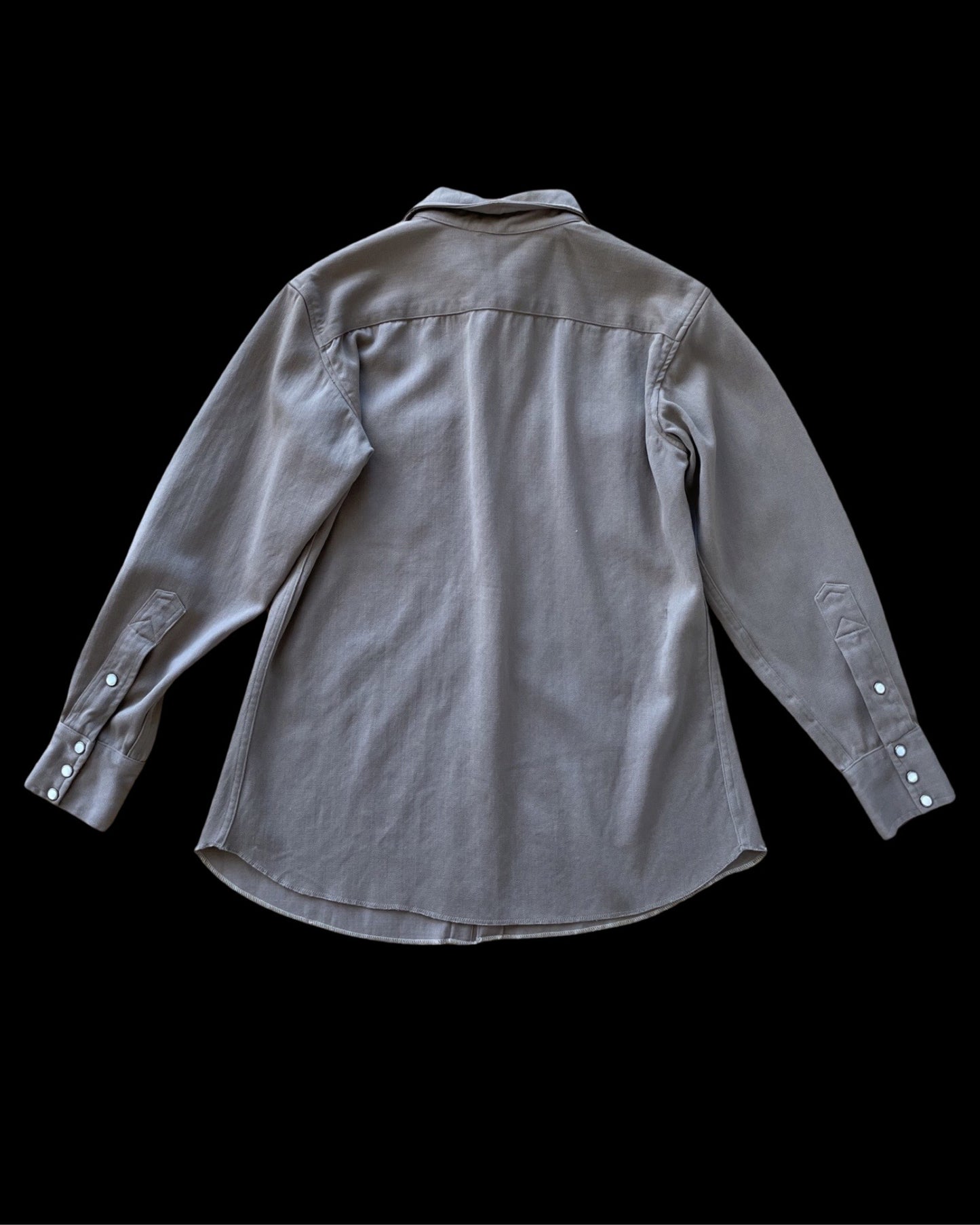 1940s/1950s California Ranchwerar Wool Gabardine Western Pearl Snap