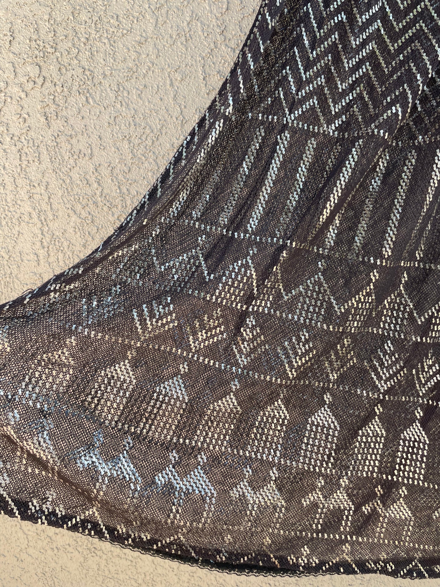 Antique 1920s Assuit Hammered Metal Flapper Dress