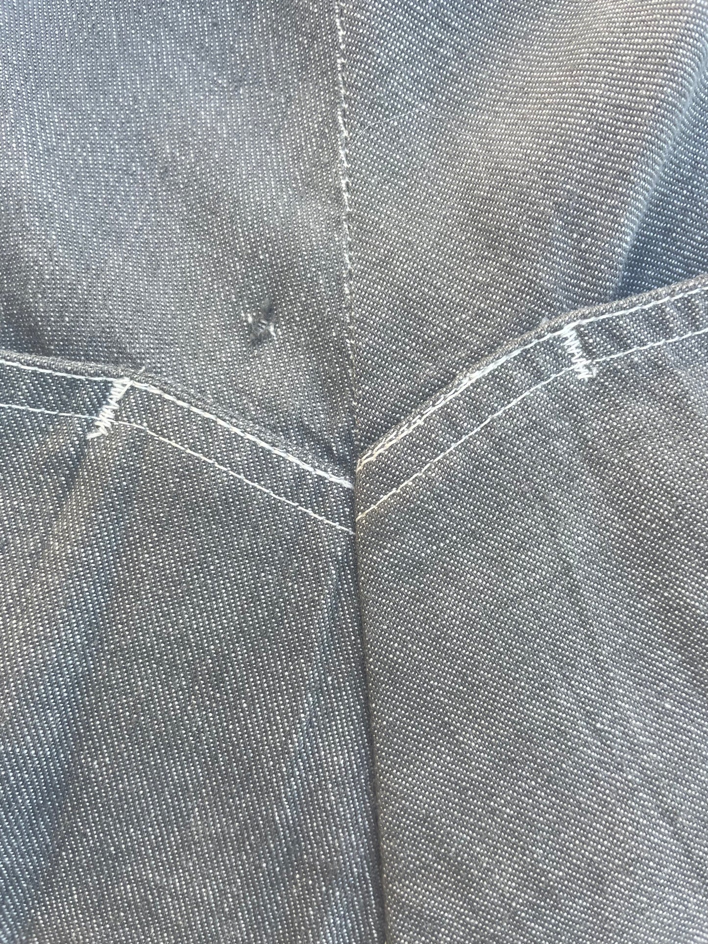 1940s Salt 'N Pepper Wrap Skirt with *Huge Pockets