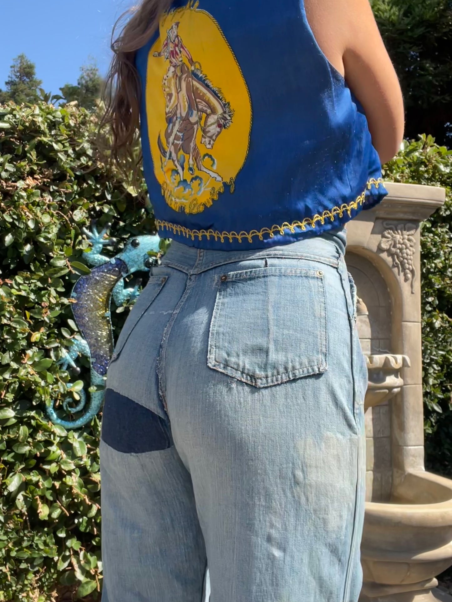 1940s Pendleton Round Up 'Ride 'Em Cowboy' Vest
