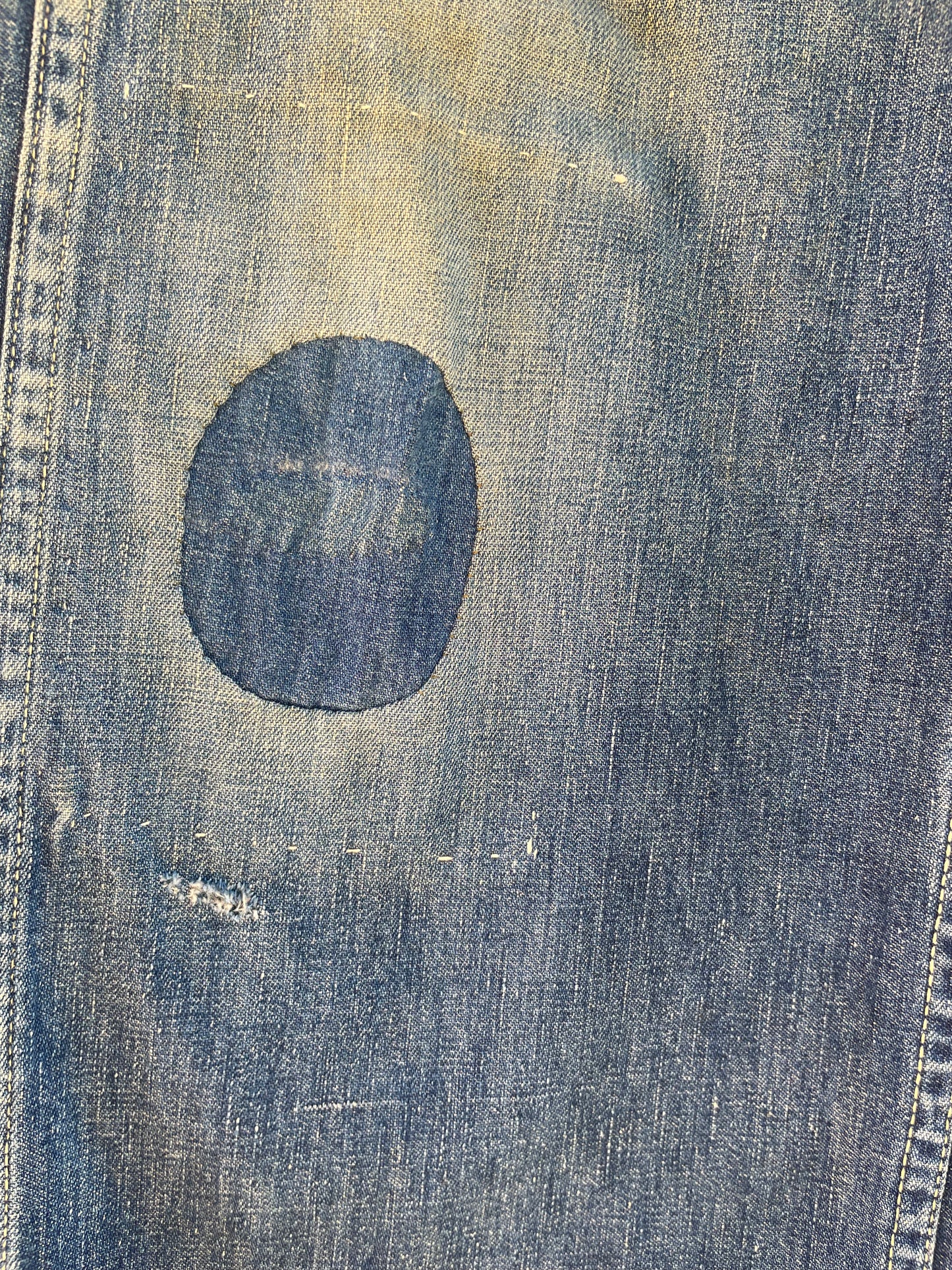 Rare 1940s Crotch Rivet Jerky Tag Lee Riders Jeans