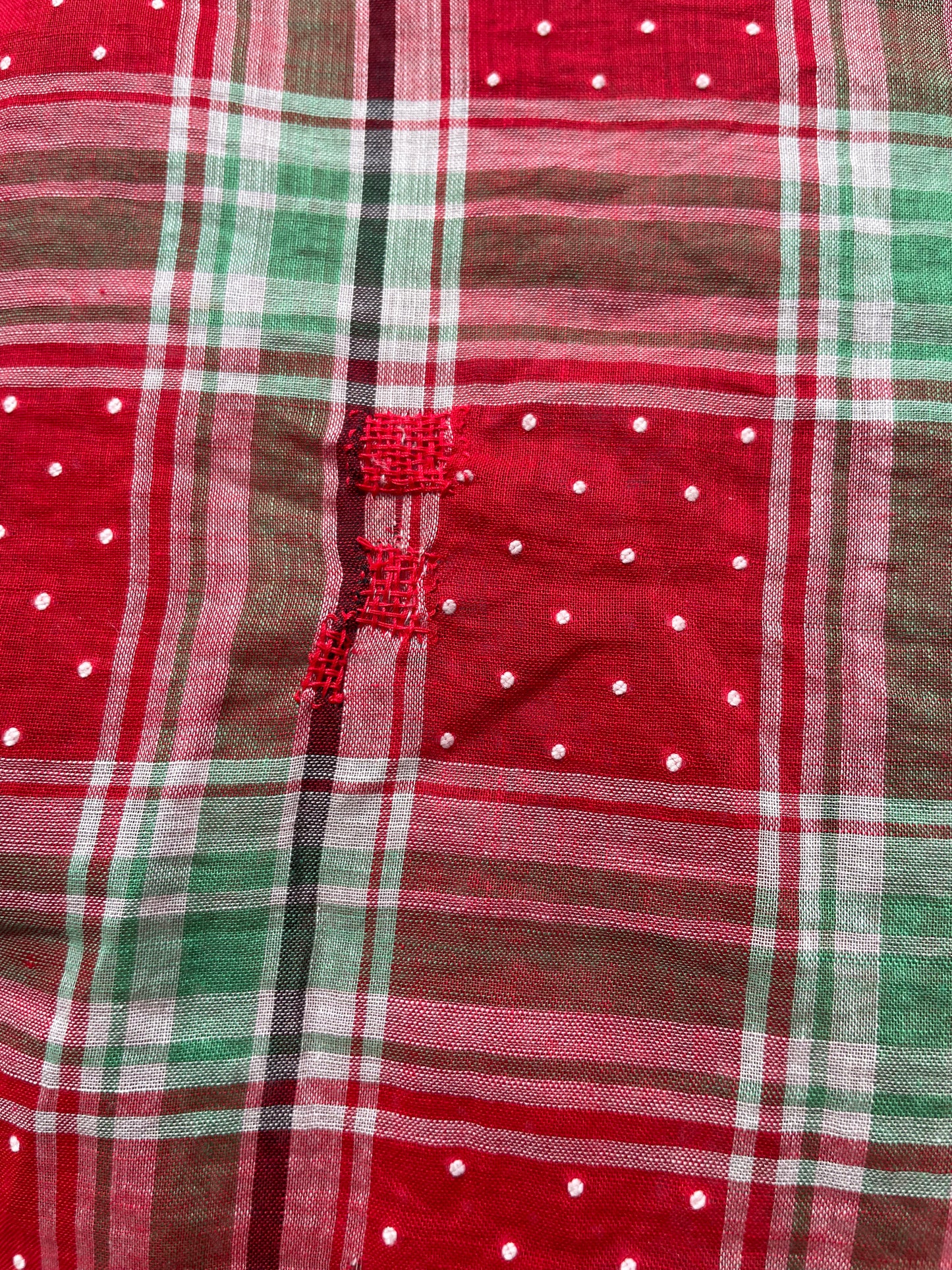 Springtime Watermelon Print 1930s Two Piece Bias Cut Cotton Dress