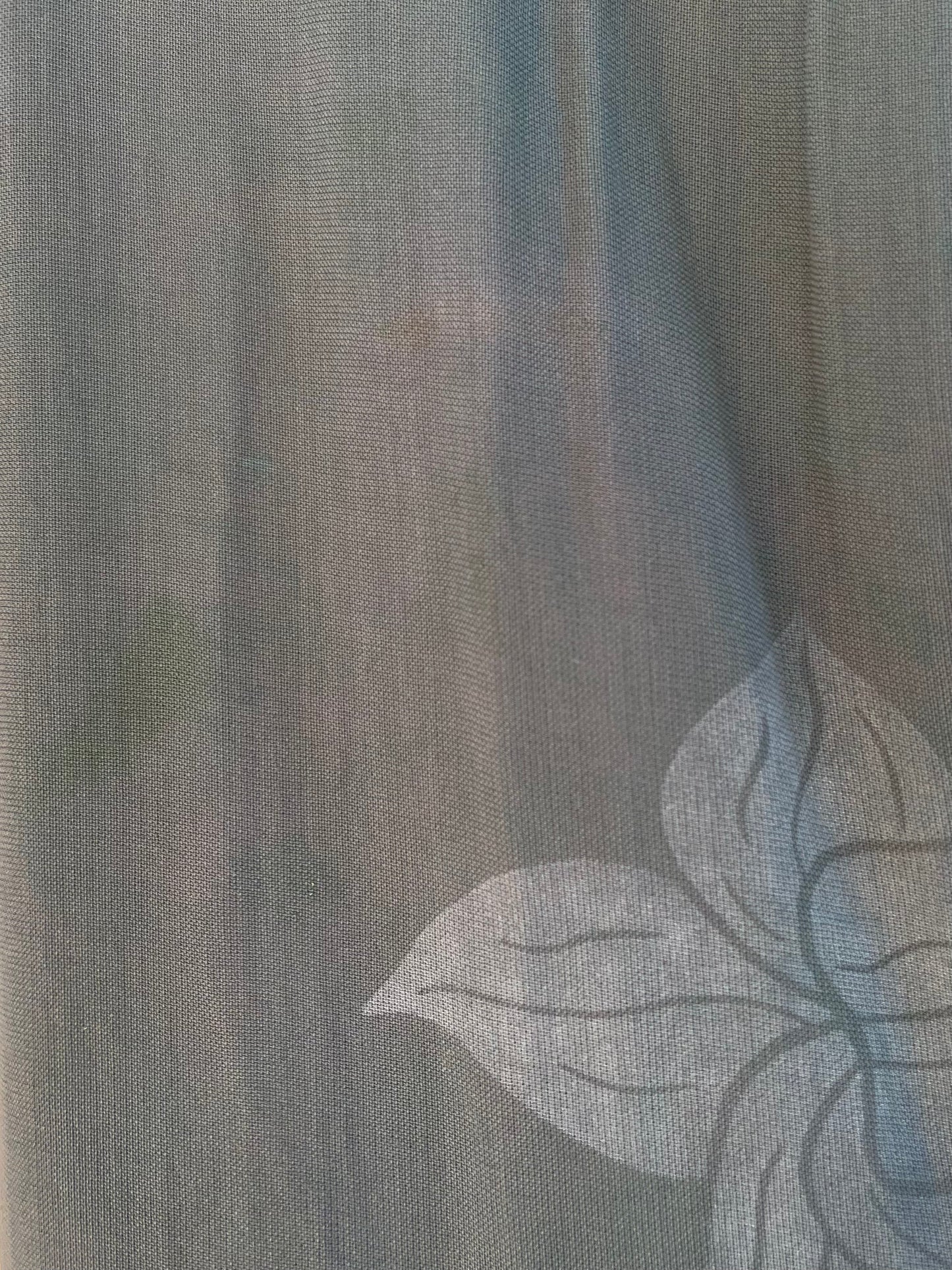 1940s Hand Printed ‘Trade Wind Hawaiian Sportswear of Honolulu' Rayon Crepe Dress