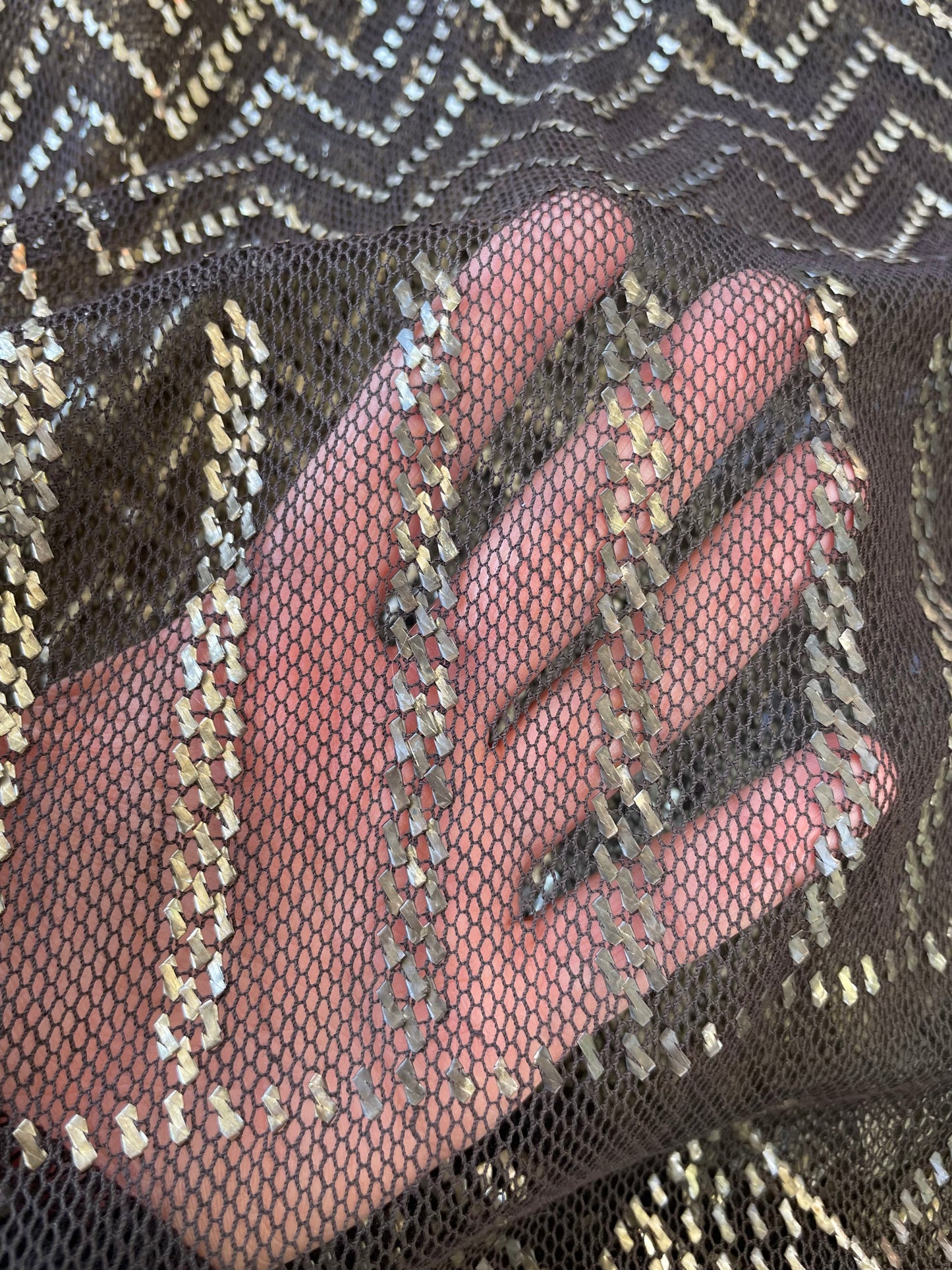 Antique 1920s Assuit Hammered Metal Flapper Dress