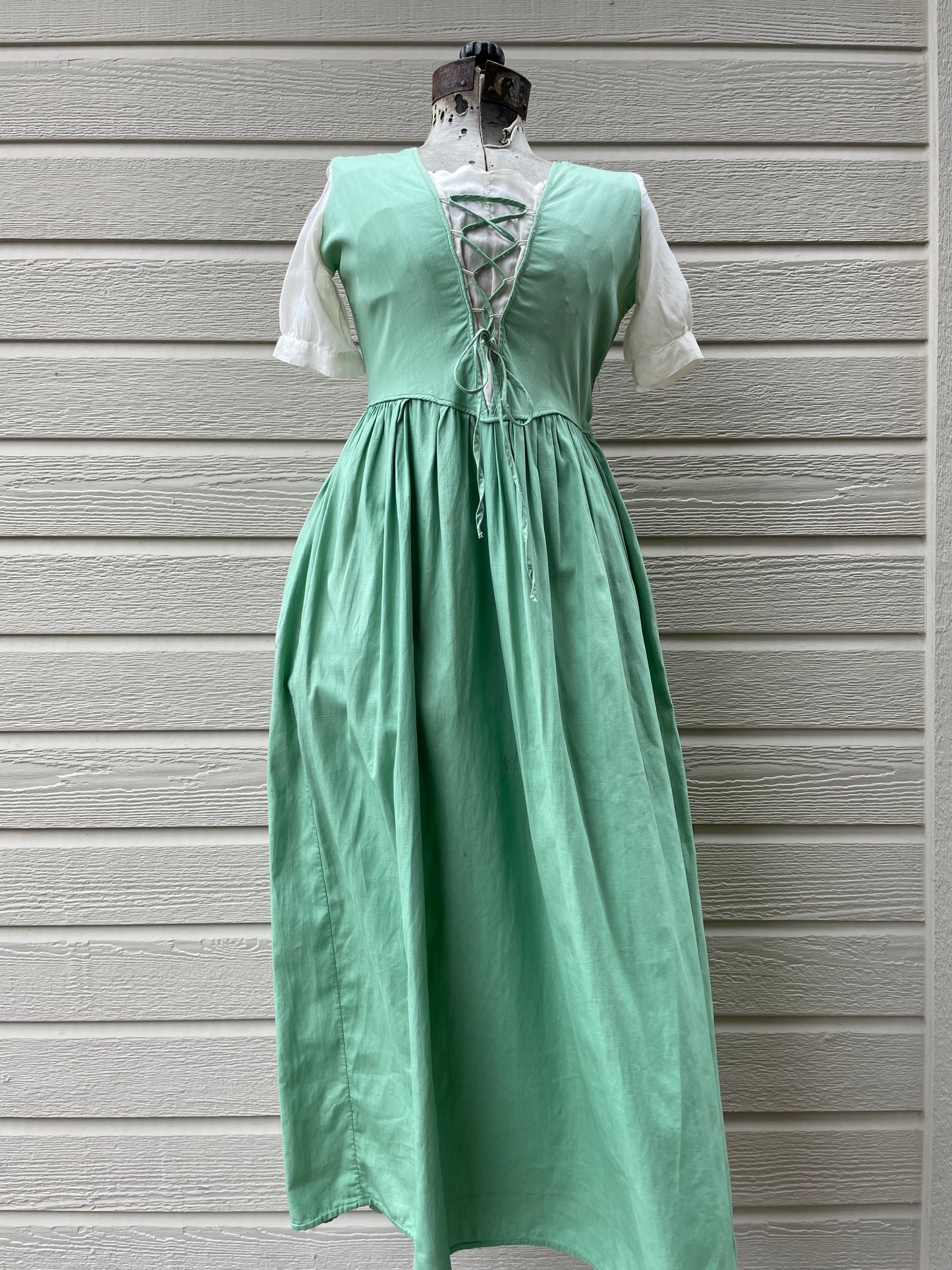 1930s Renaissance style Cotton Costume Dress