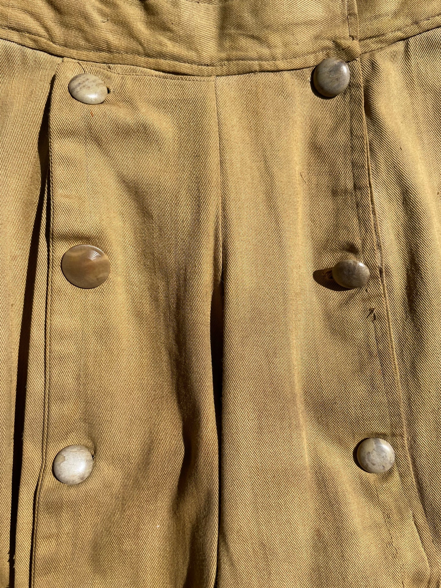 Rare 1915 Ladies Khaki Convertible Sporting Jumpsuit