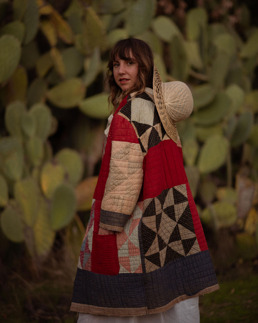 Antique Late 1800s Handmade Quilted Coat