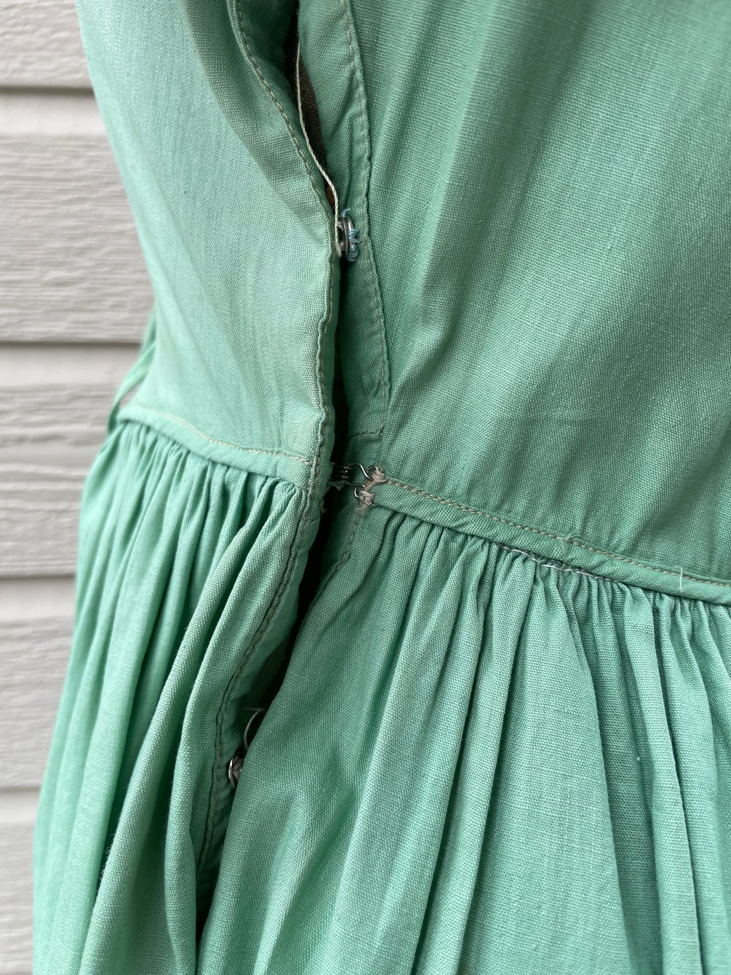 1930s Renaissance style Cotton Costume Dress
