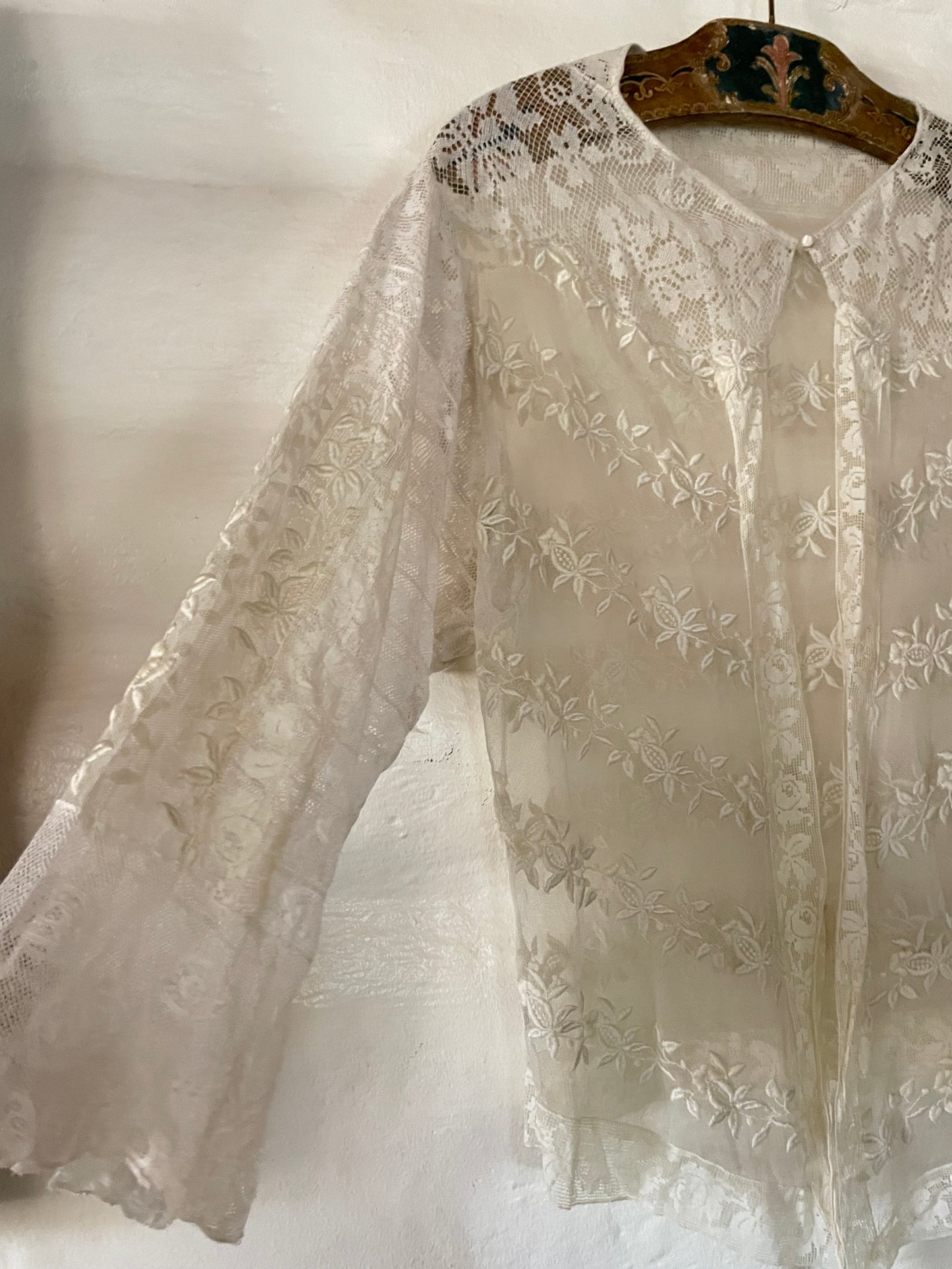 Antique Mixed Lace Blouse