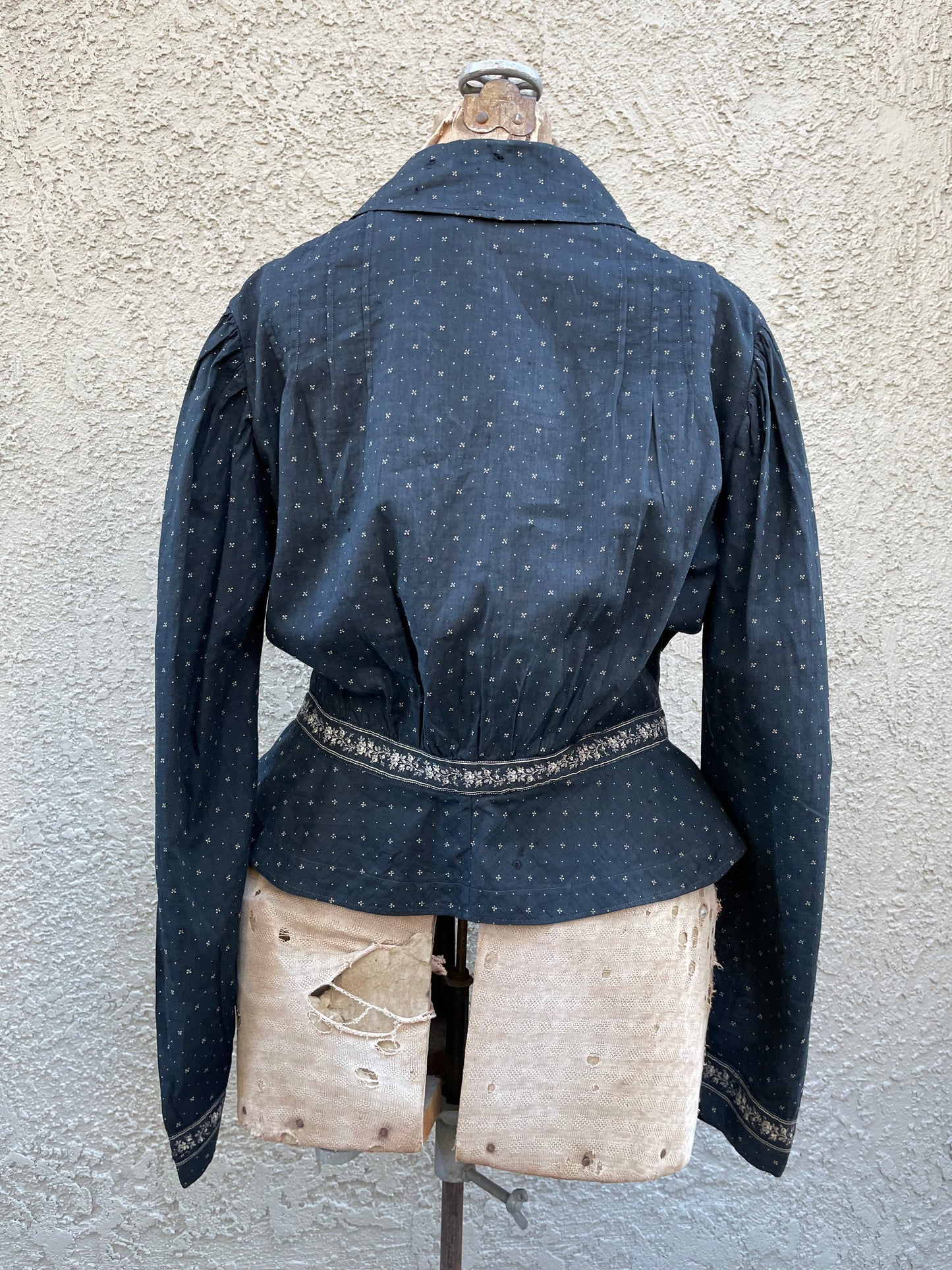 Turn Of The Century Calico Ruffle Prairie Blouse