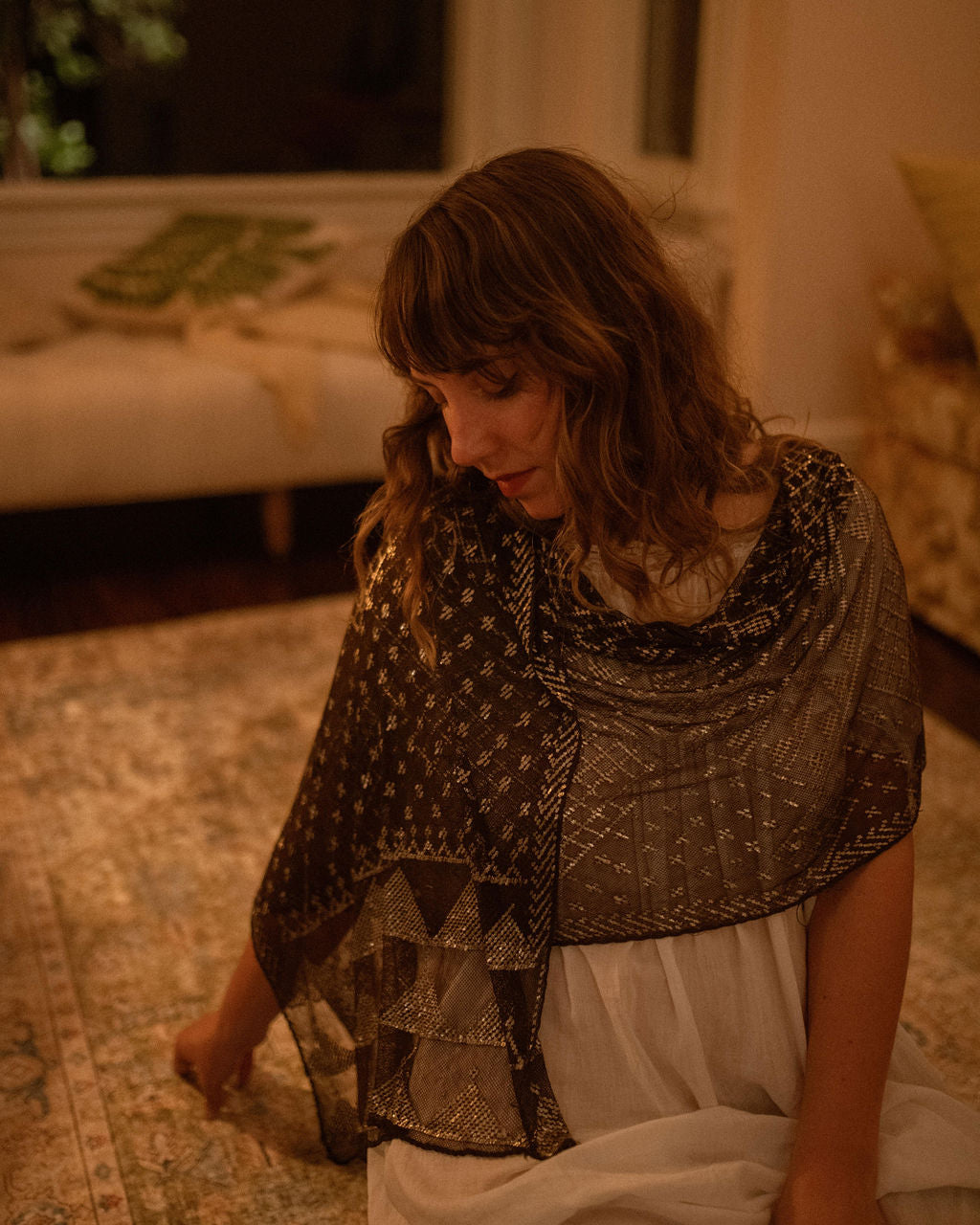 1920s Assuit Shawl/Wrap