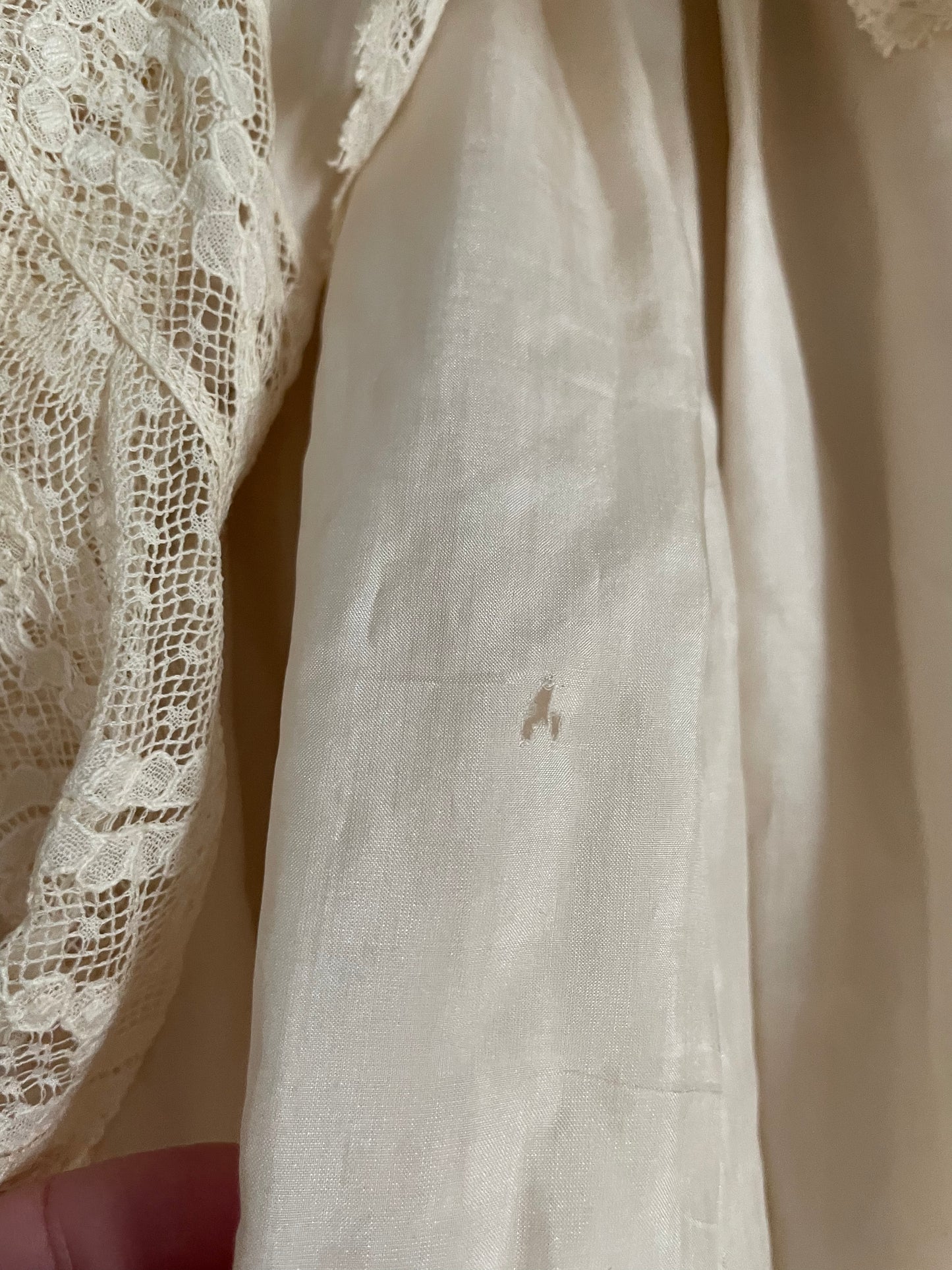 Late 1800s Silk Belle Epoque Peignoir
