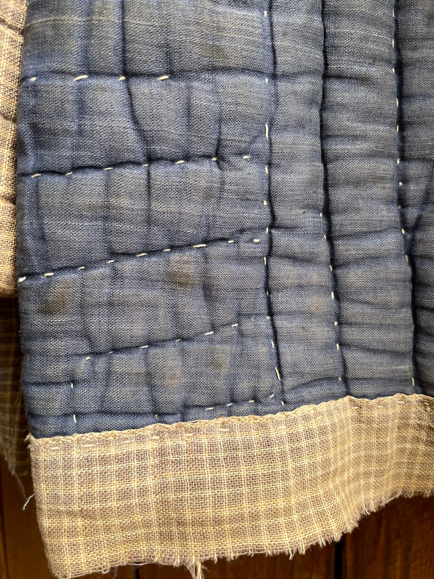 Antique Late 1800s Handmade Quilted Coat