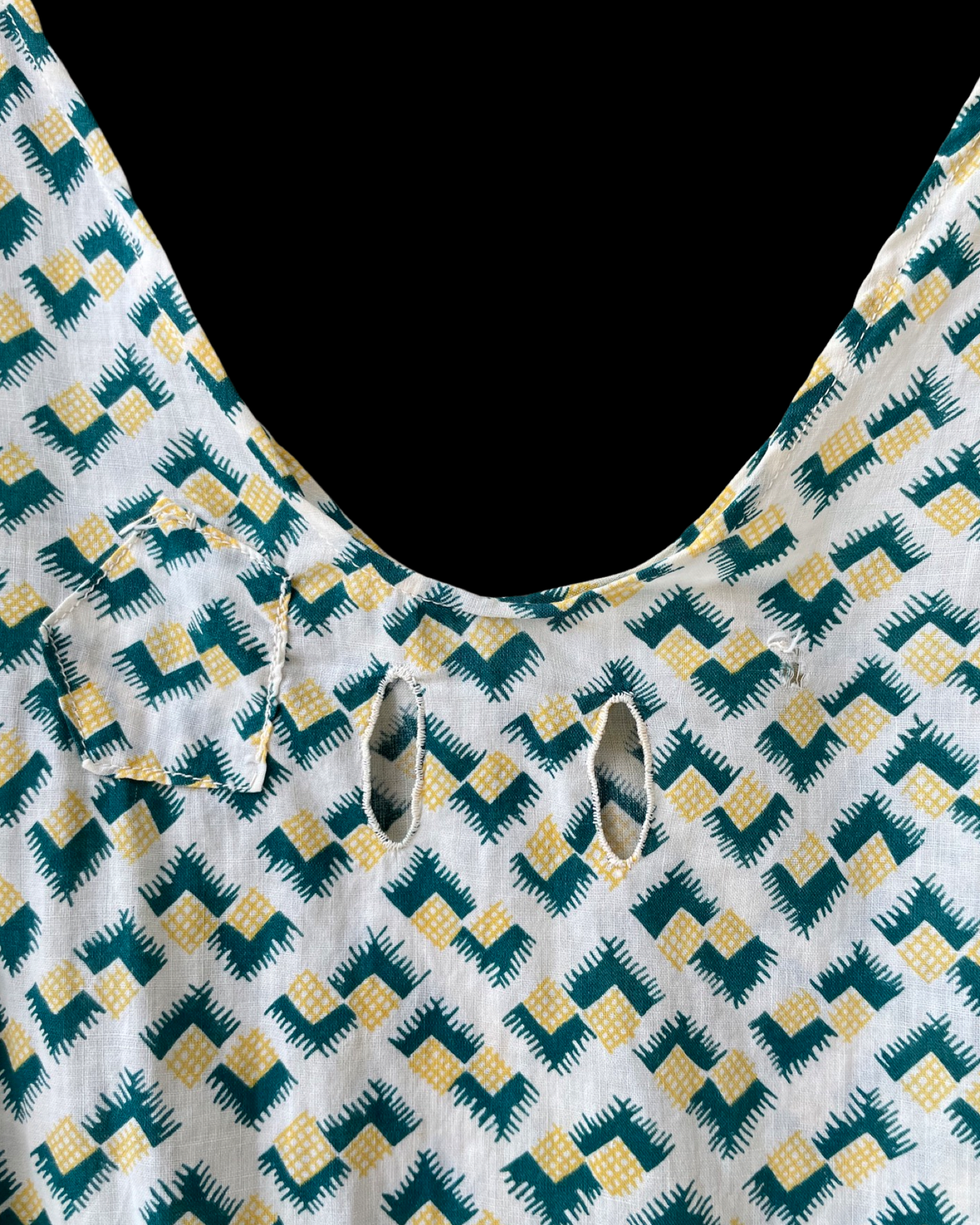 1930s Handmade Cotton Beach Pjs Jumpsuit