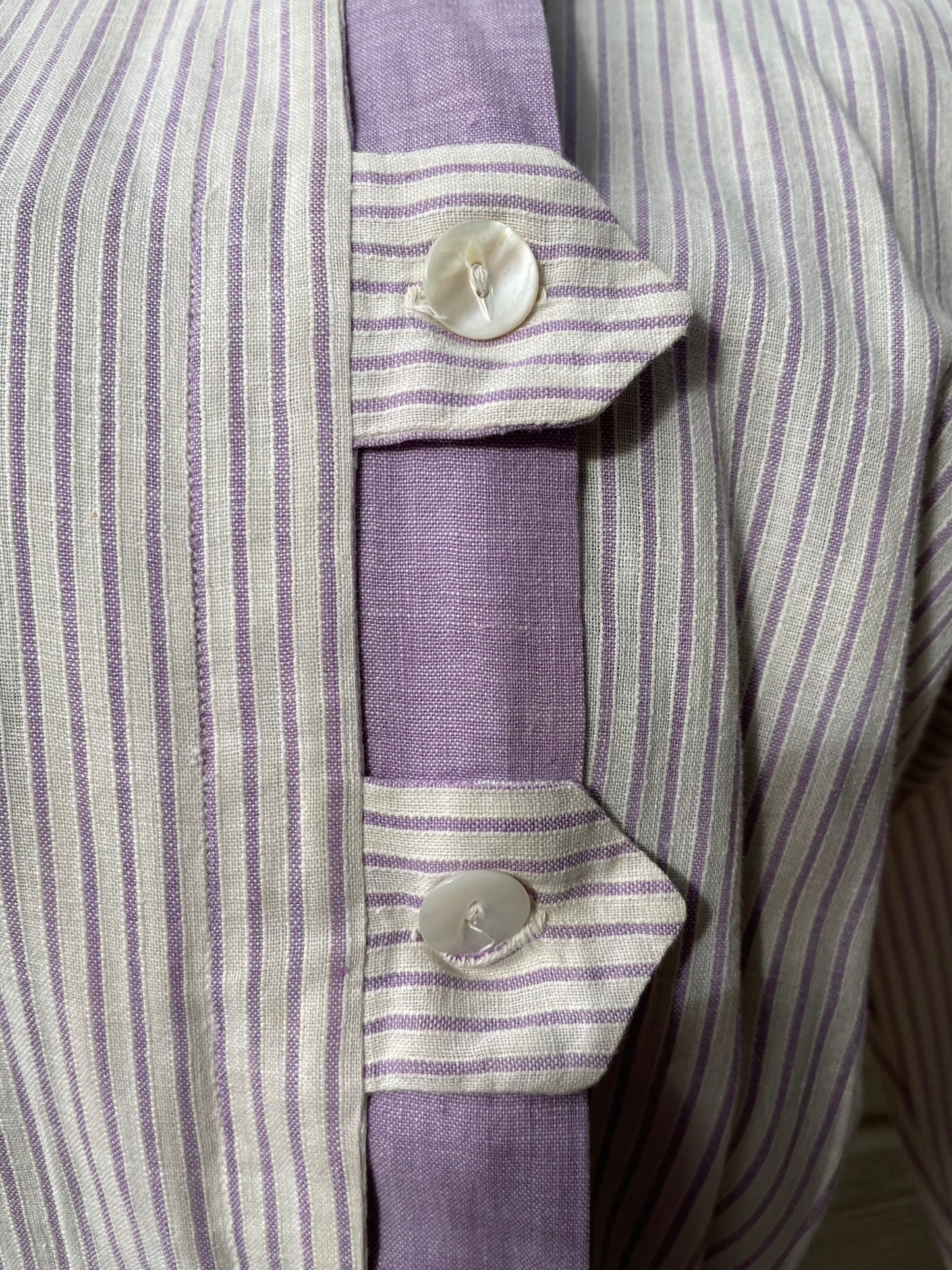 1910s Lavender Sailor Collar Day Dress