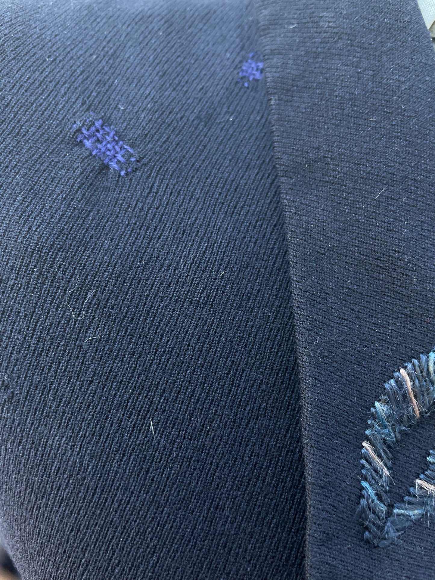 Rare 1920s Foliage Embroidered Knit Midi Dress