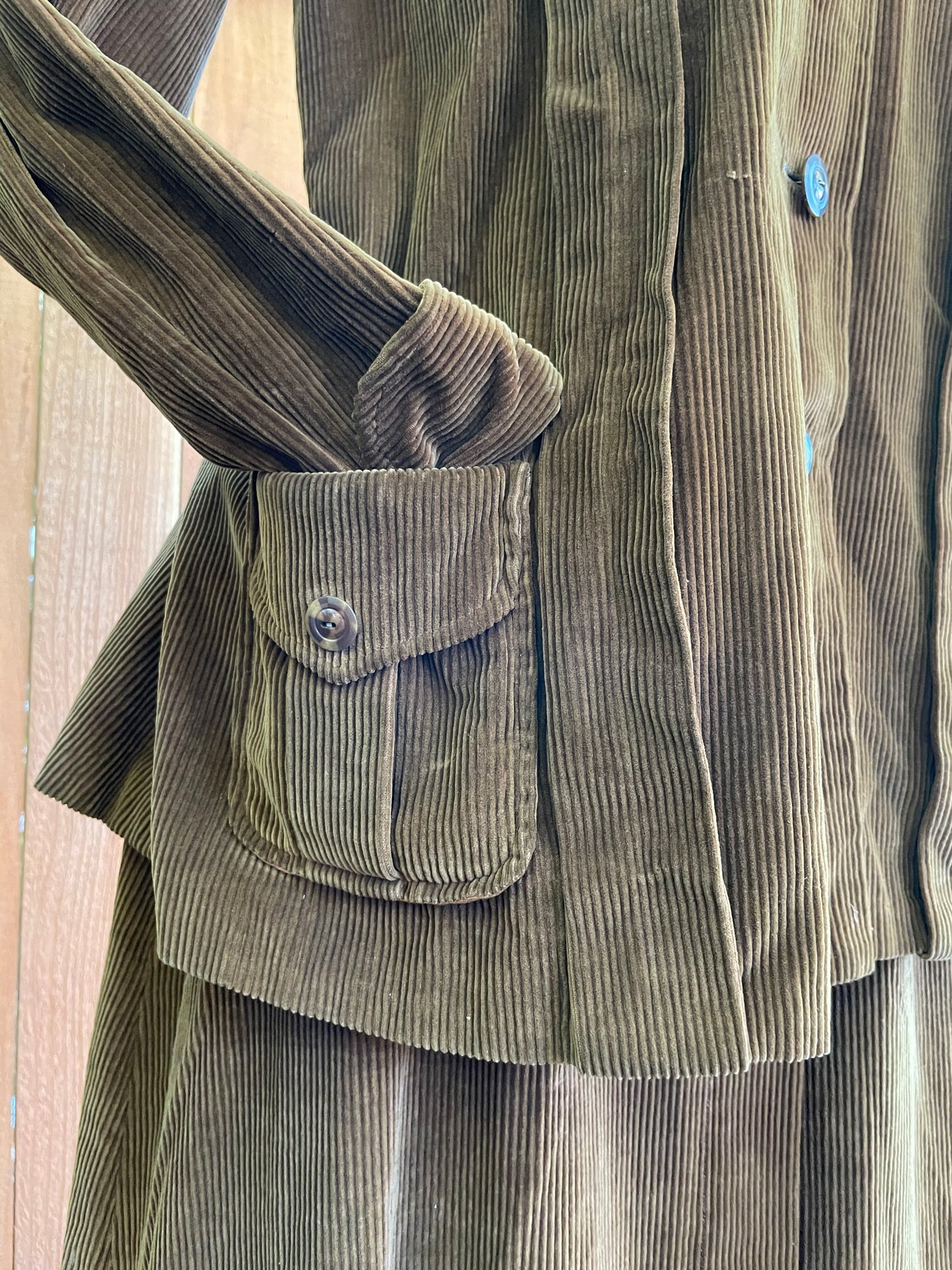 Edwardian Corduroy Walking Suit