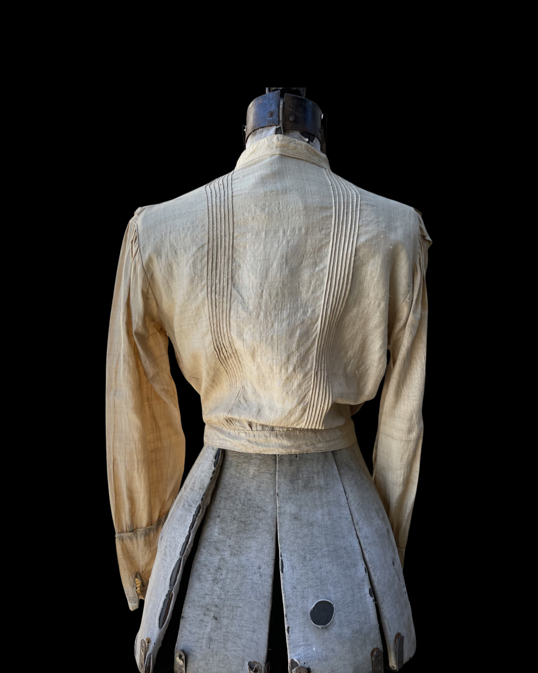 Edwardian Ecru Silk/Linen Bodice