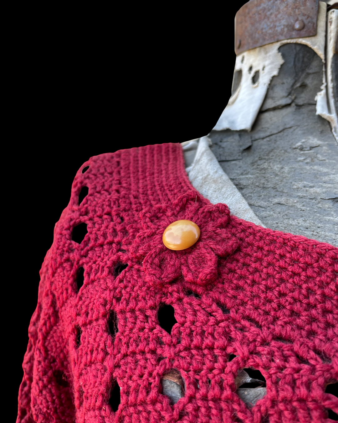 1930s Cochet Knit Two Piece Set