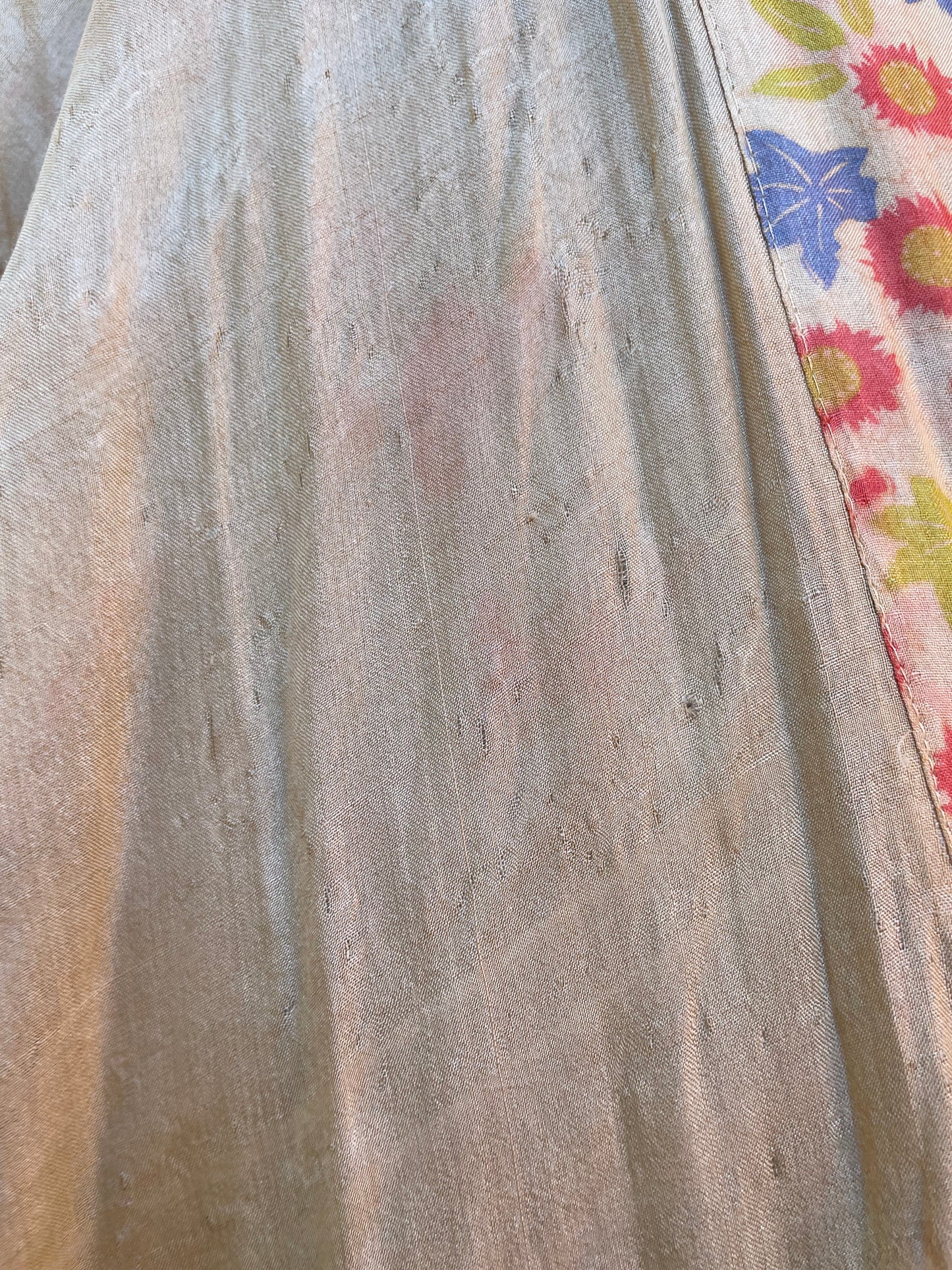 1920s Pongee Silk Robe