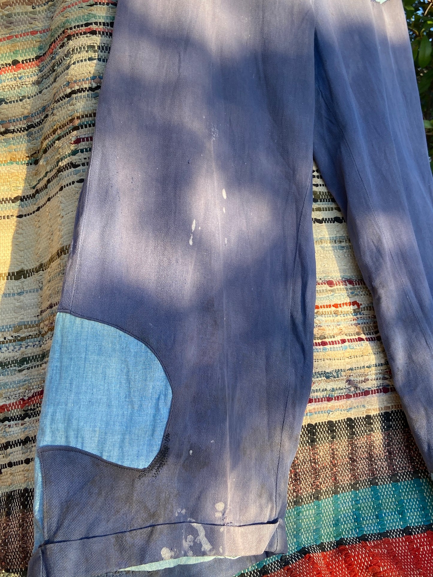 1930s Distressed/ Patched 1930s Side Button Trousers